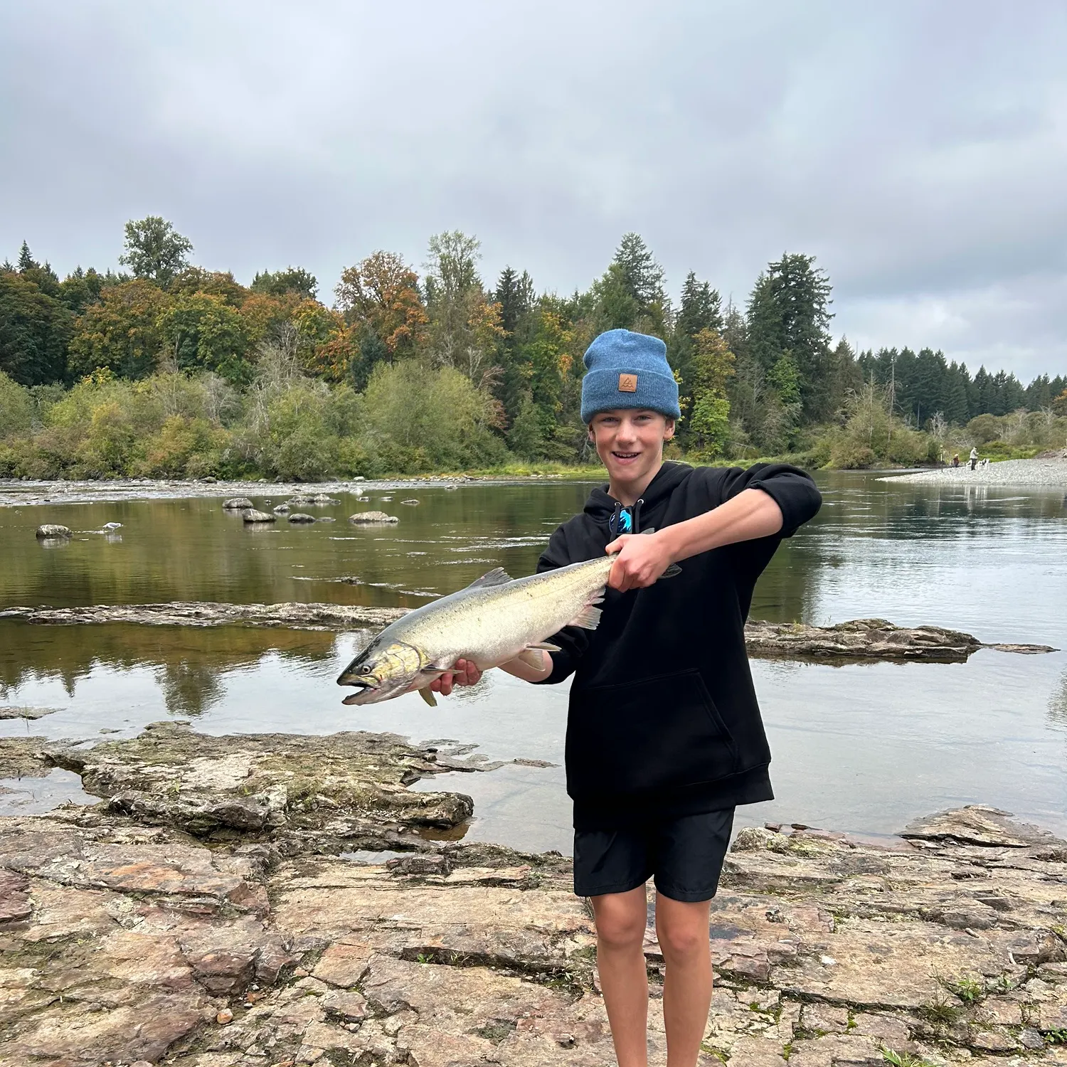 Chinook salmon caught on Fishbrain