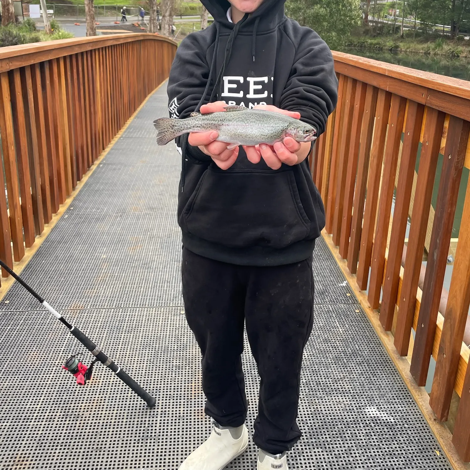 Rainbow trout caught on Fishbrain