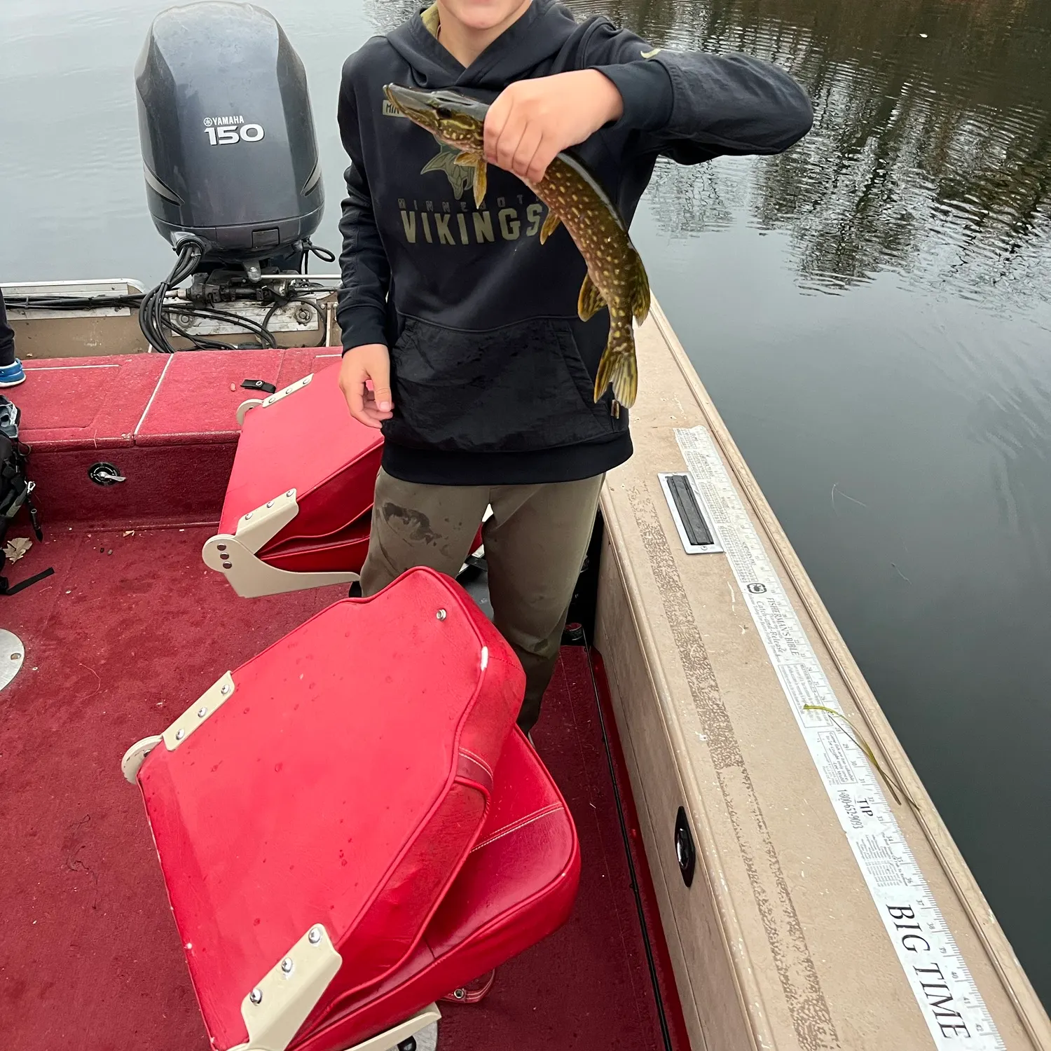 Northern pike caught on Fishbrain
