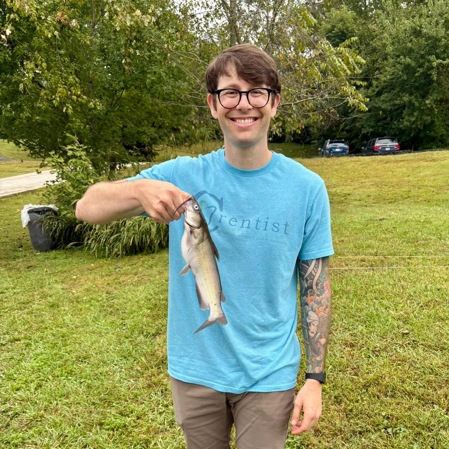Channel catfish caught on Fishbrain