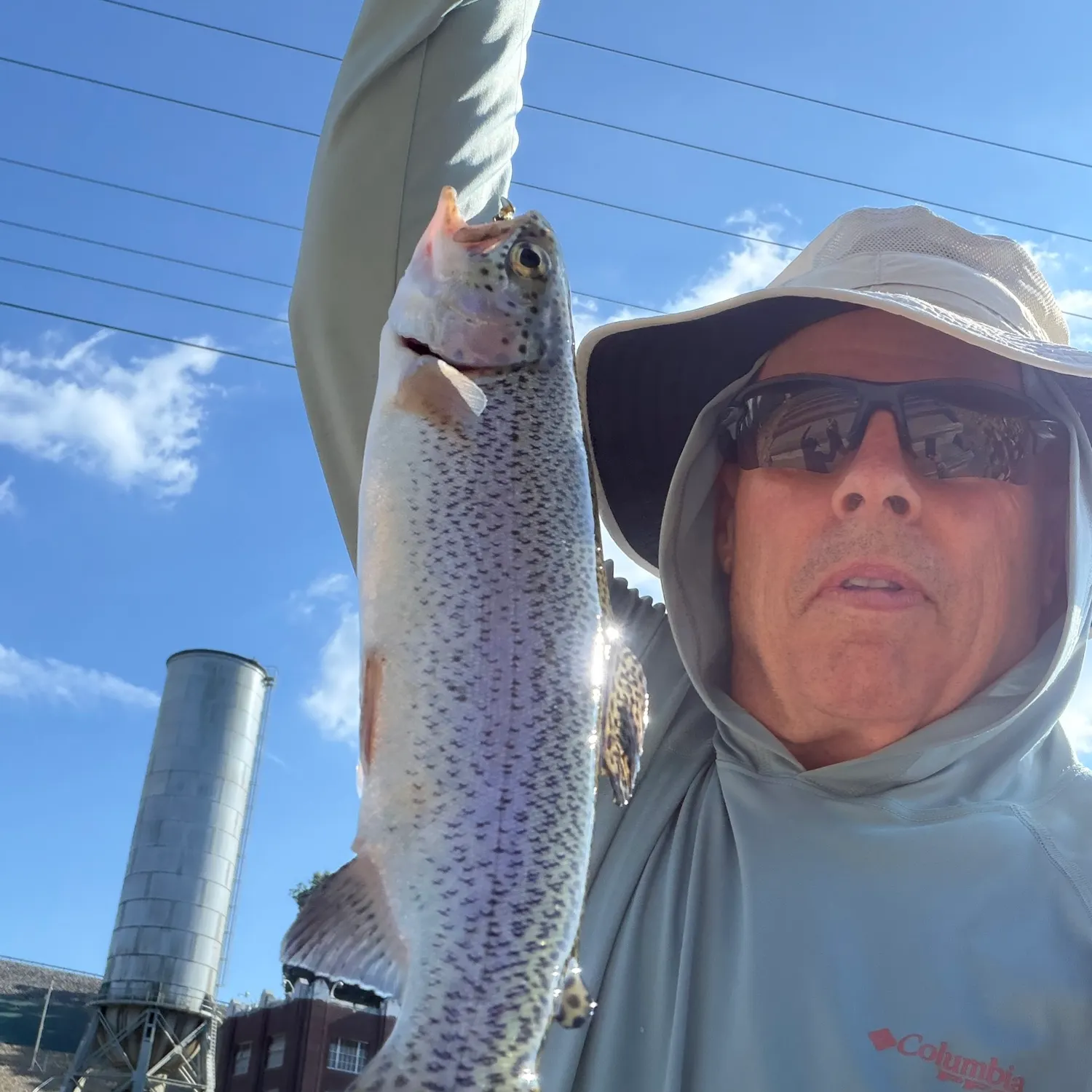 Rainbow trout caught on Fishbrain