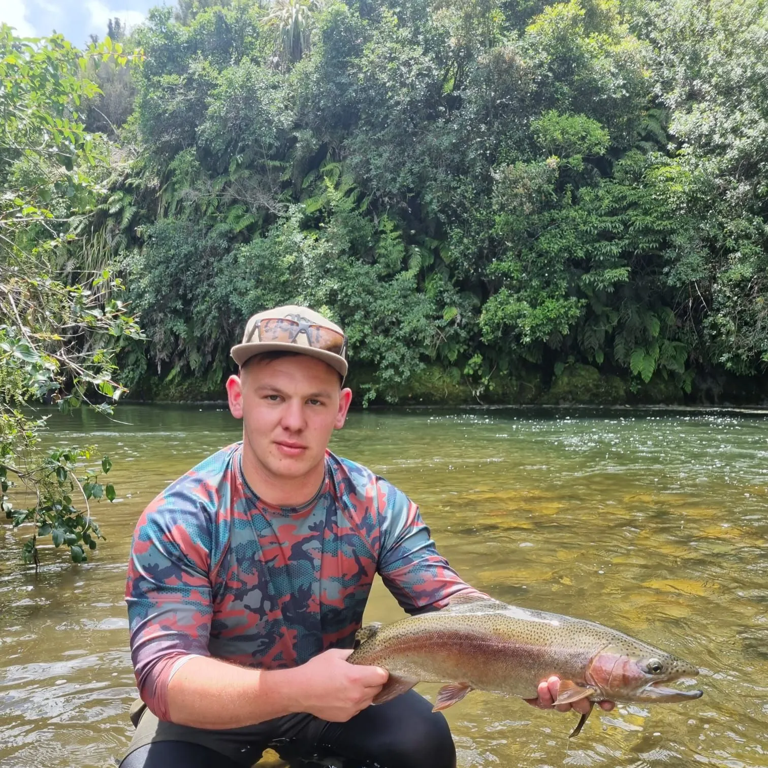 Rainbow trout caught on Fishbrain