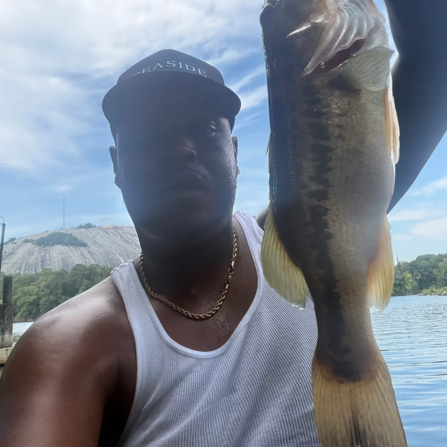 Spotted bass caught on Fishbrain