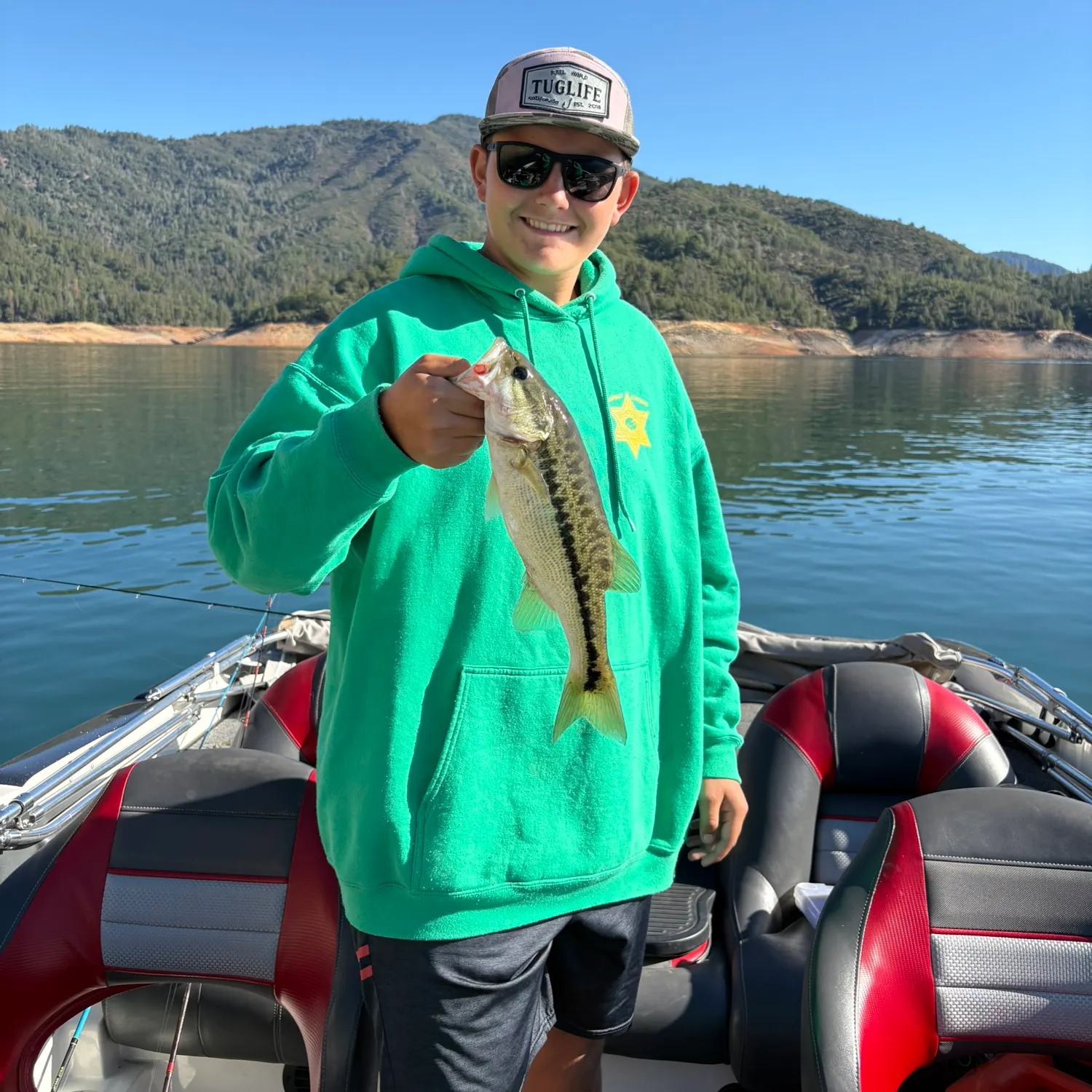 Spotted bass caught on Fishbrain