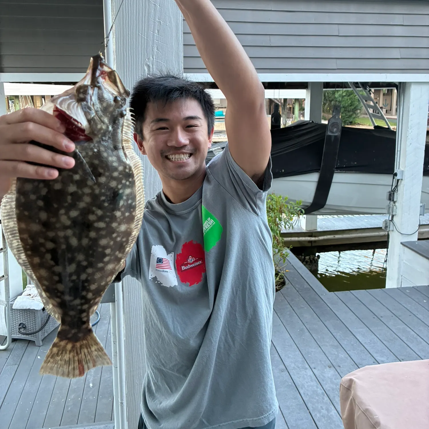 Southern flounder caught on Fishbrain