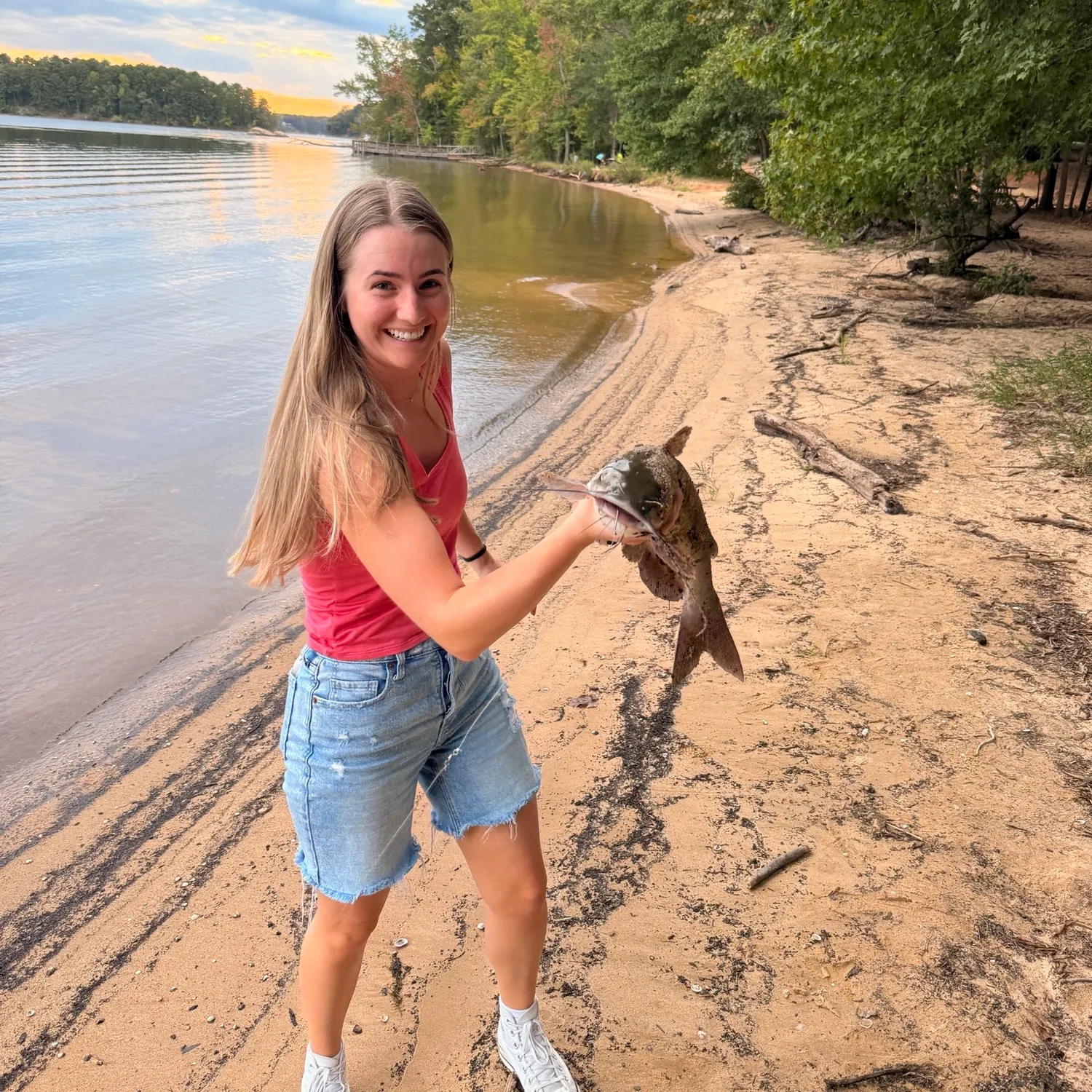 Channel catfish caught on Fishbrain