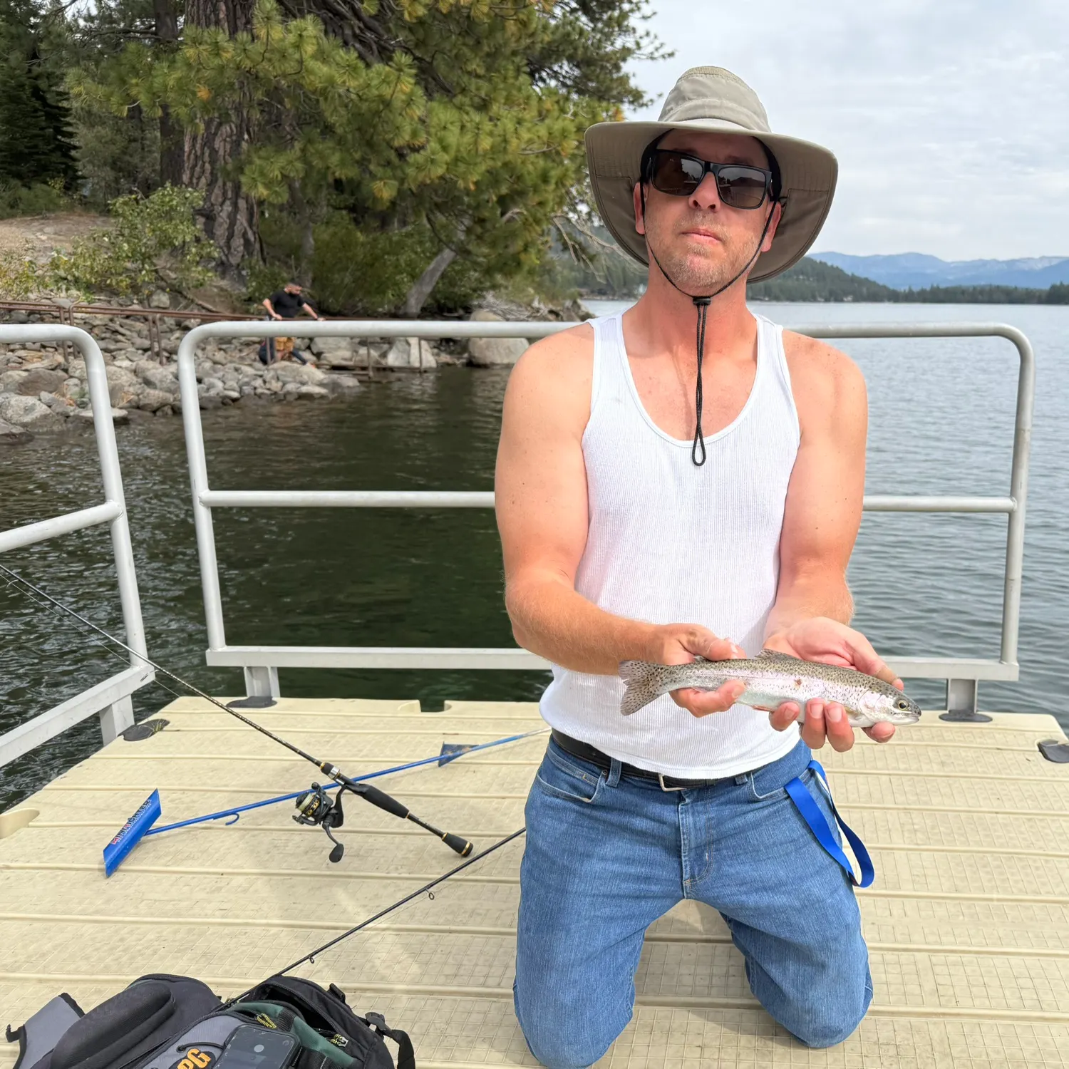 Rainbow trout caught on Fishbrain