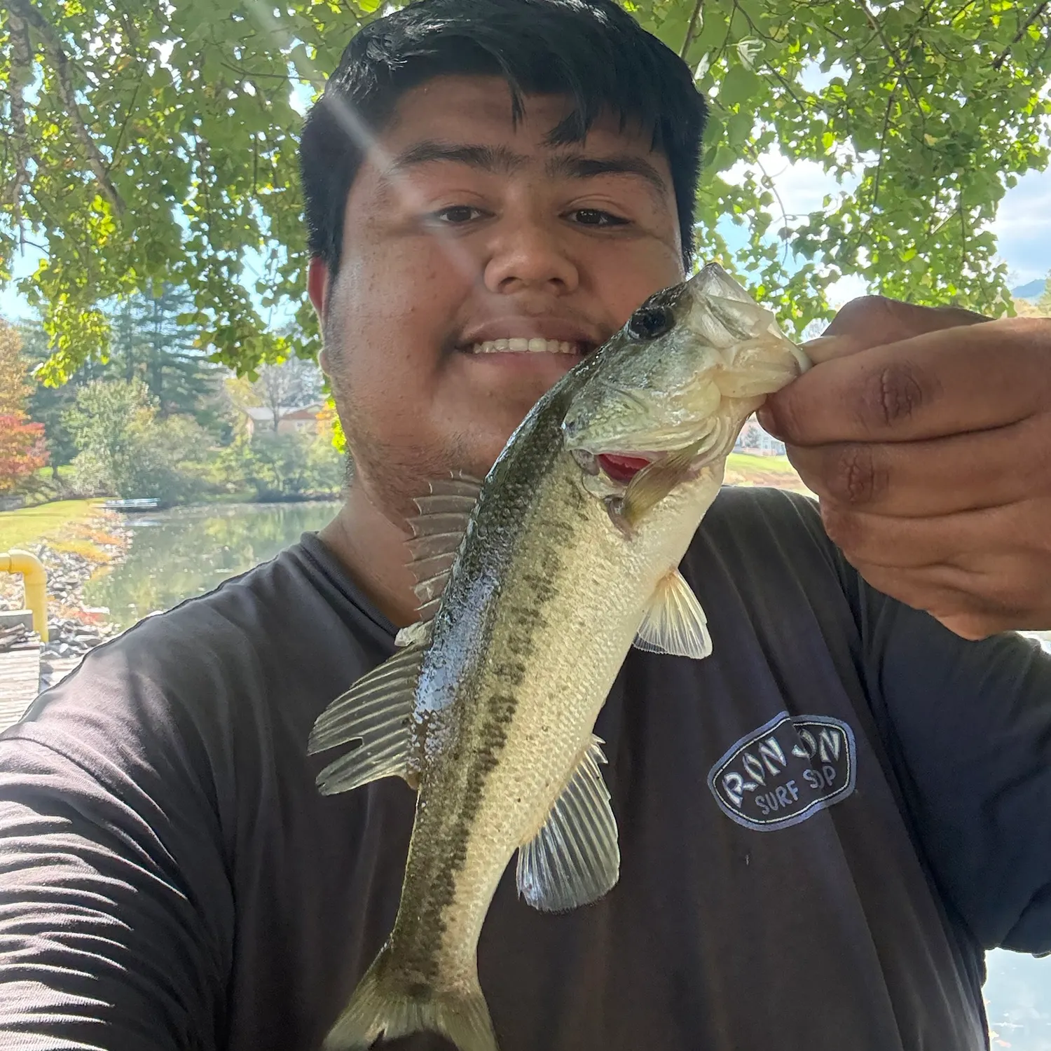 Spotted bass caught on Fishbrain
