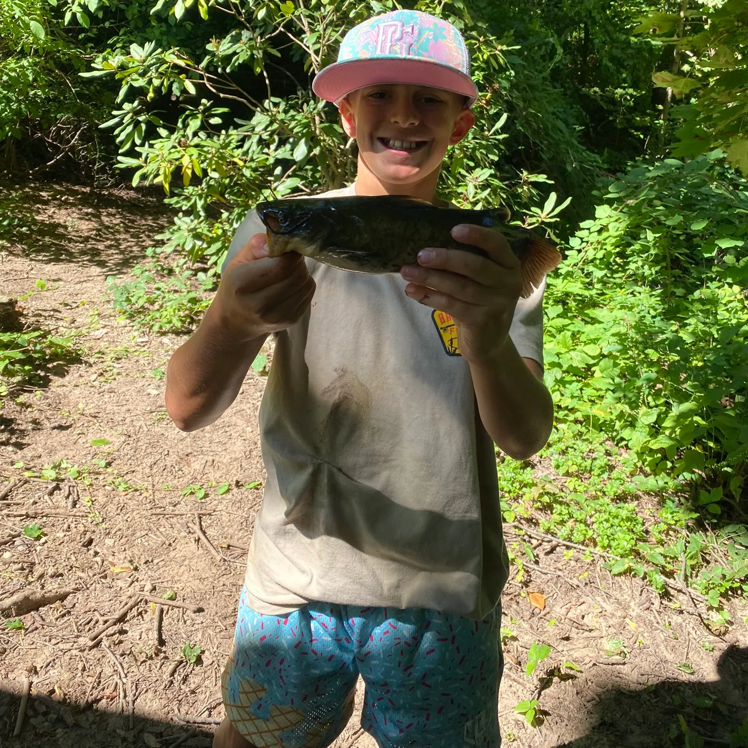 Black bullhead caught on Fishbrain