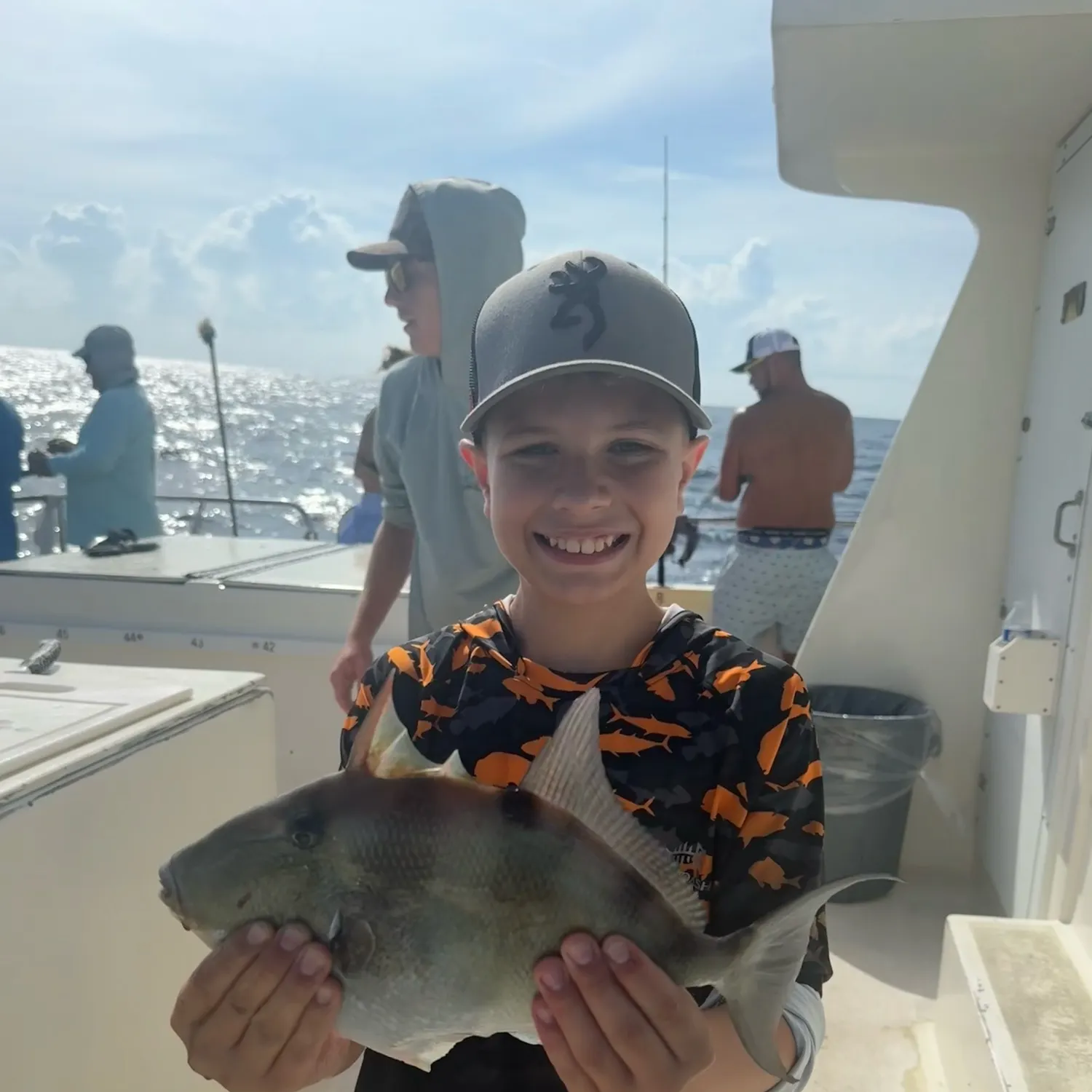 Grey triggerfish caught on Fishbrain