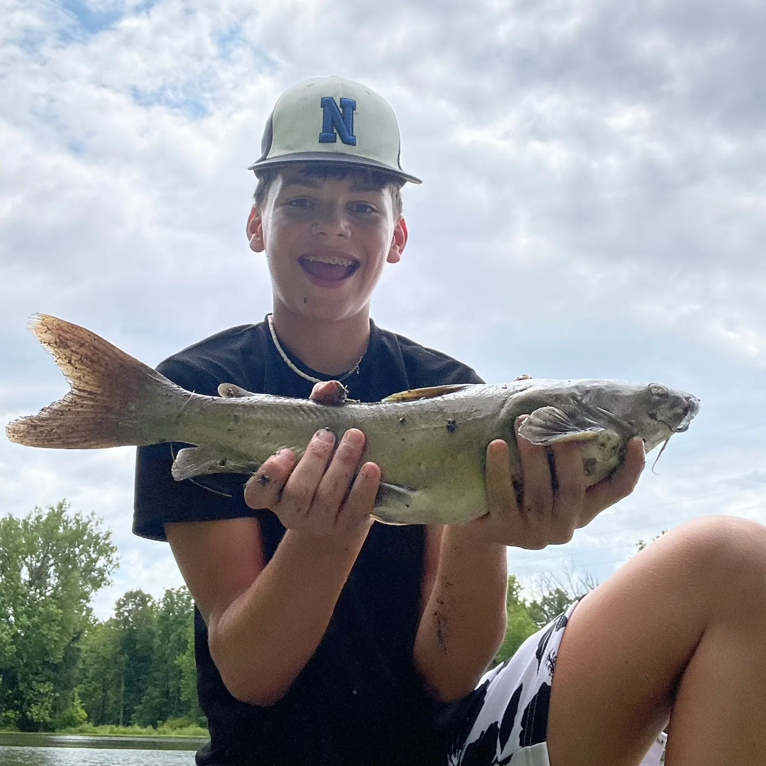 Channel catfish caught on Fishbrain