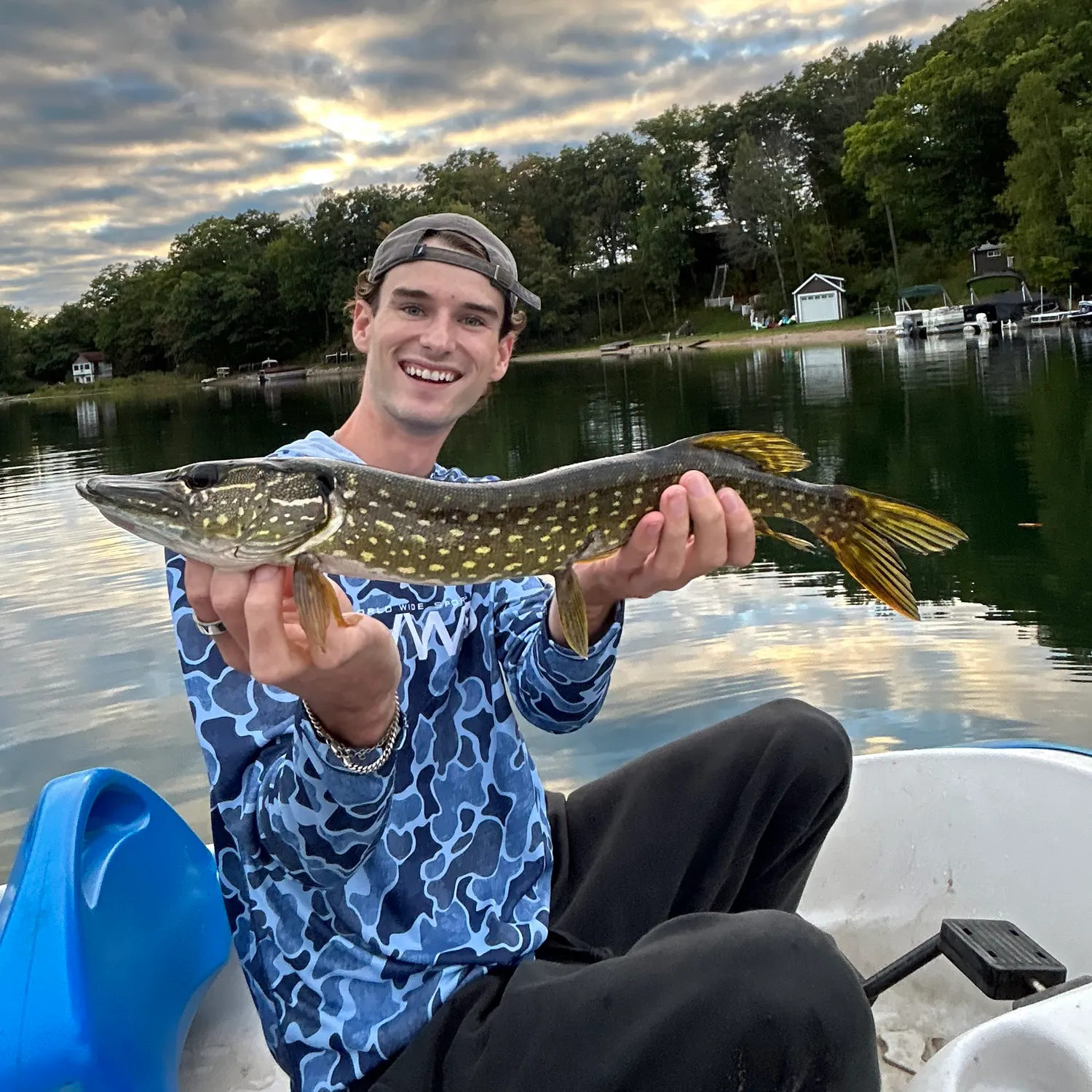 Northern pike caught on Fishbrain