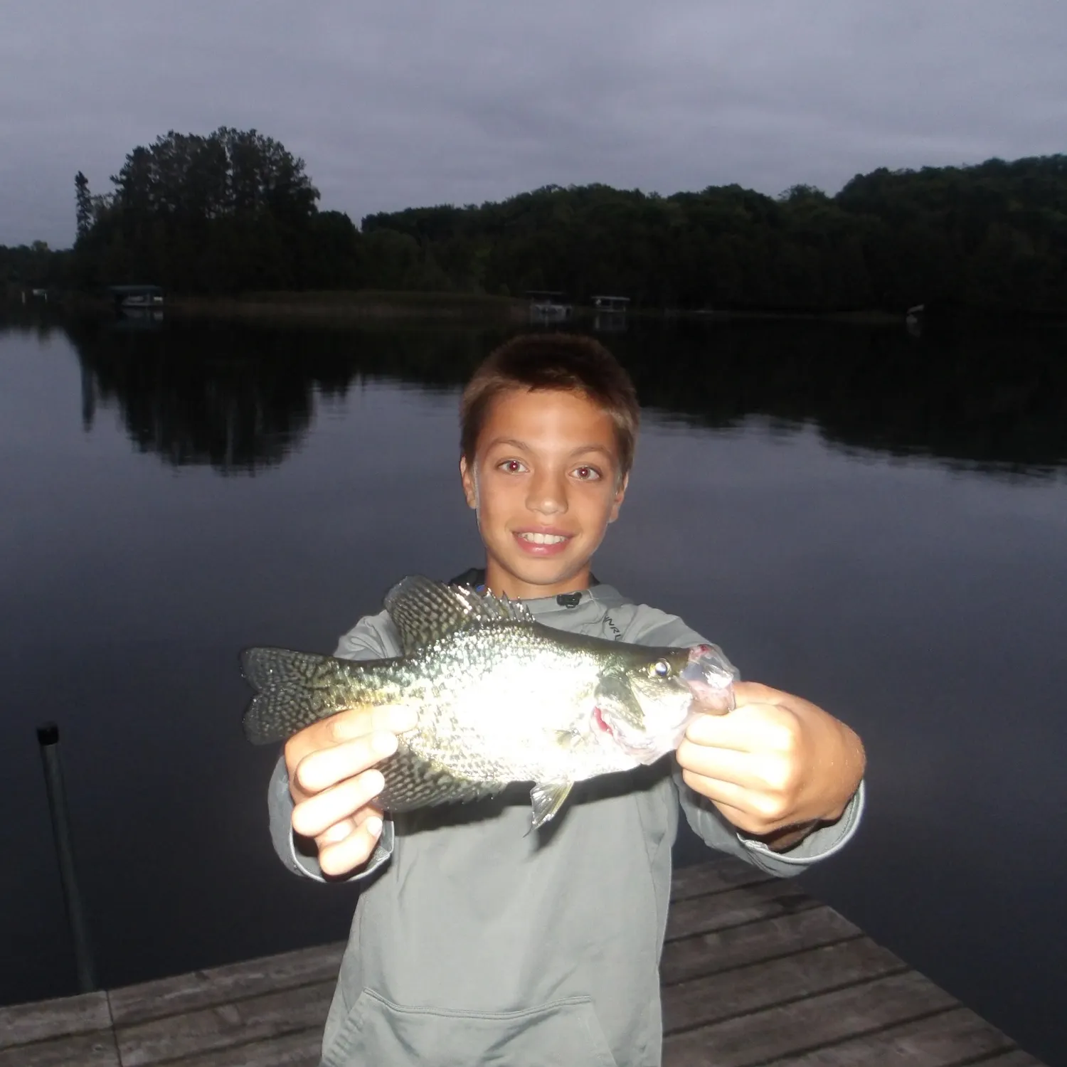 Black crappie caught on Fishbrain