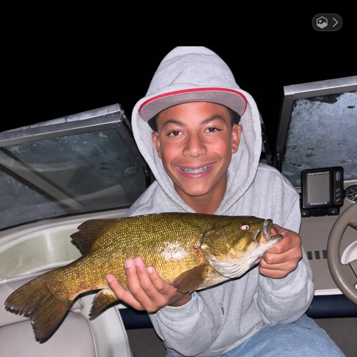 Smallmouth bass caught on Fishbrain