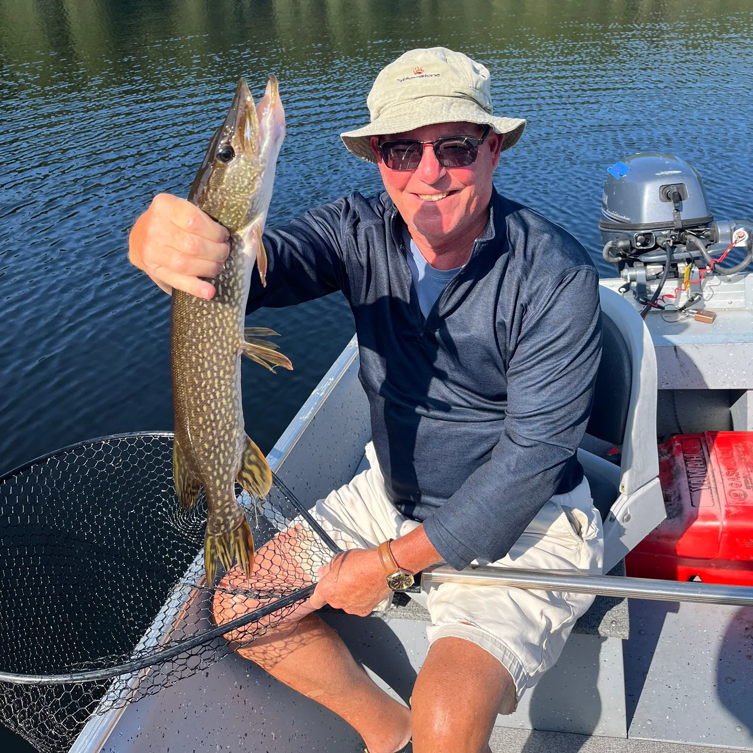 Northern pike caught on Fishbrain