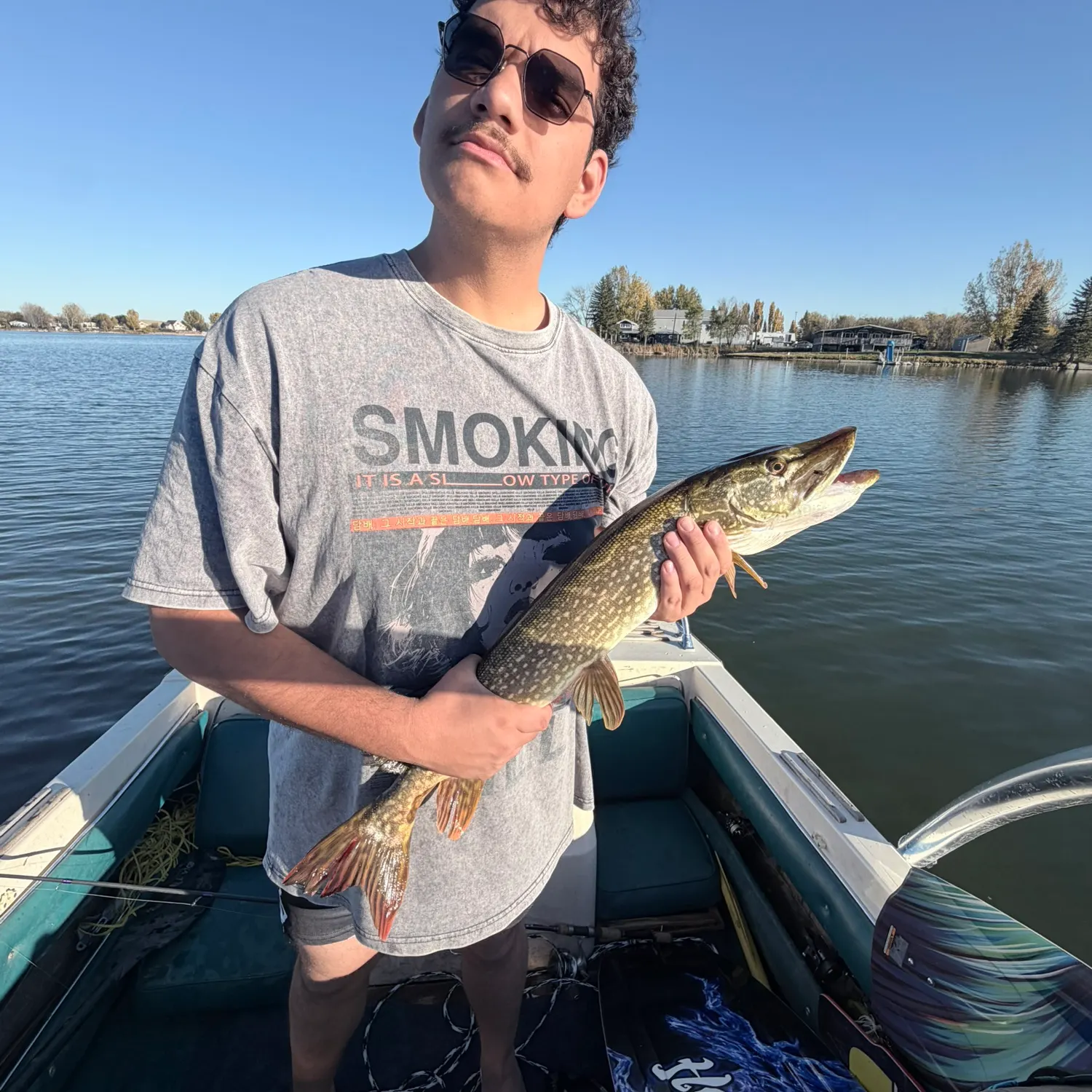 Northern pike caught on Fishbrain
