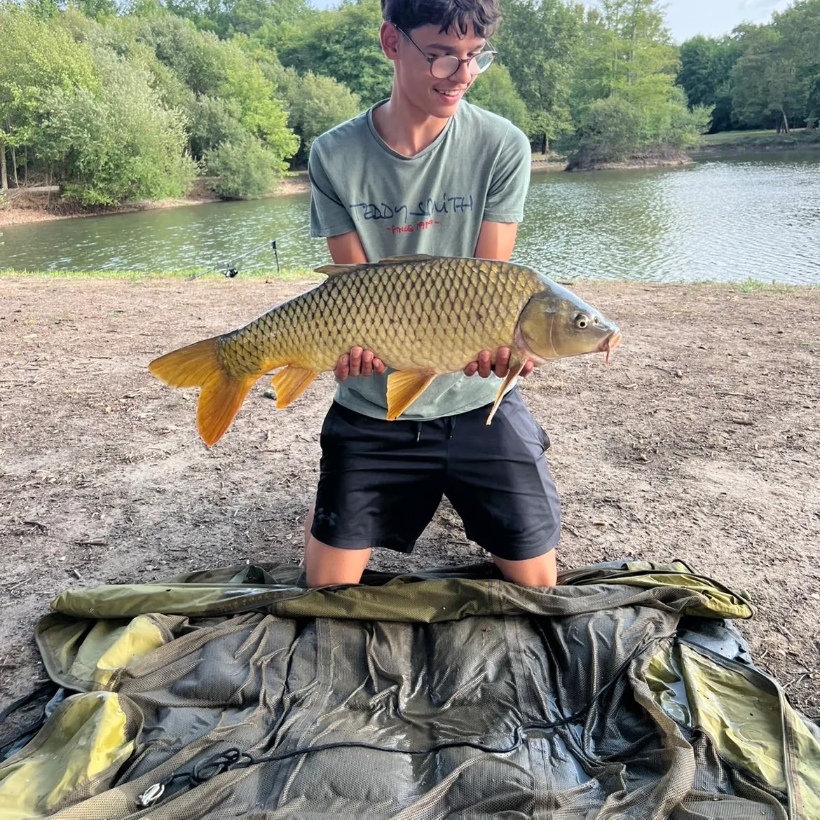 Common carp caught on Fishbrain