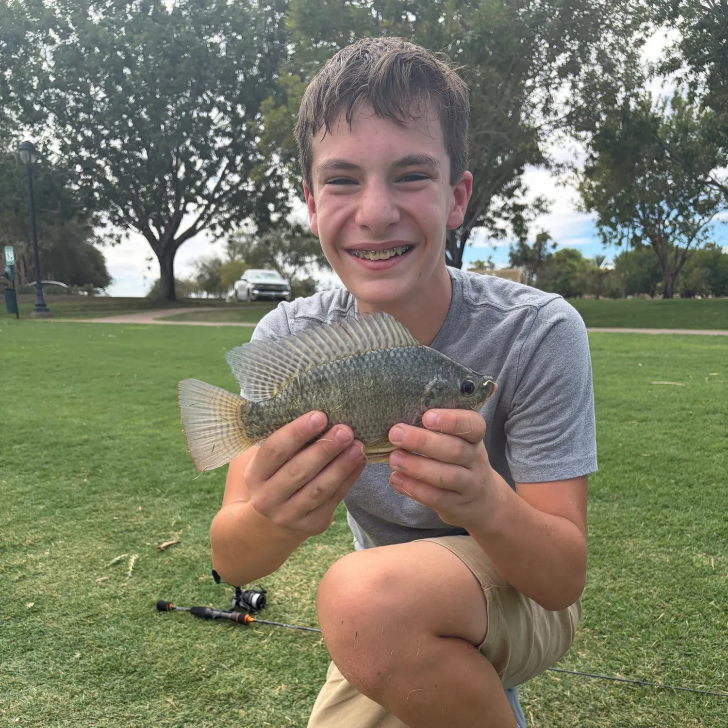 Nile tilapia caught on Fishbrain
