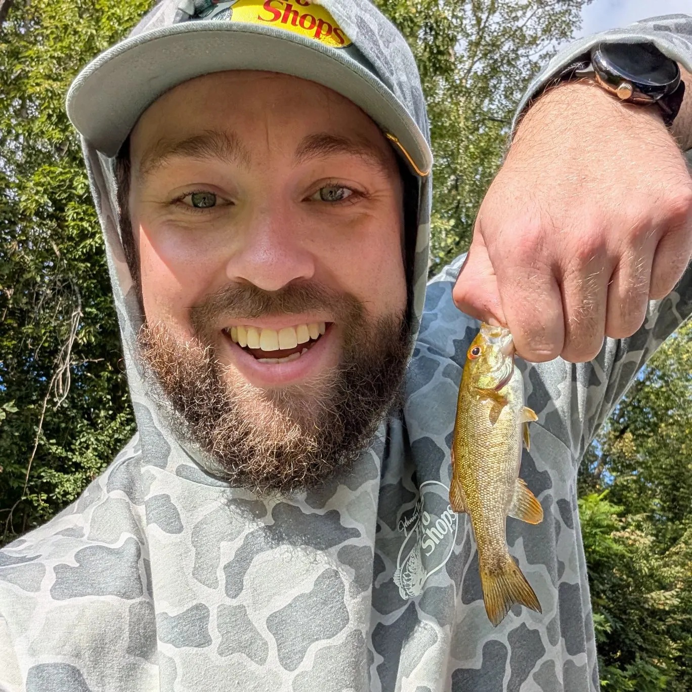 Smallmouth bass caught on Fishbrain
