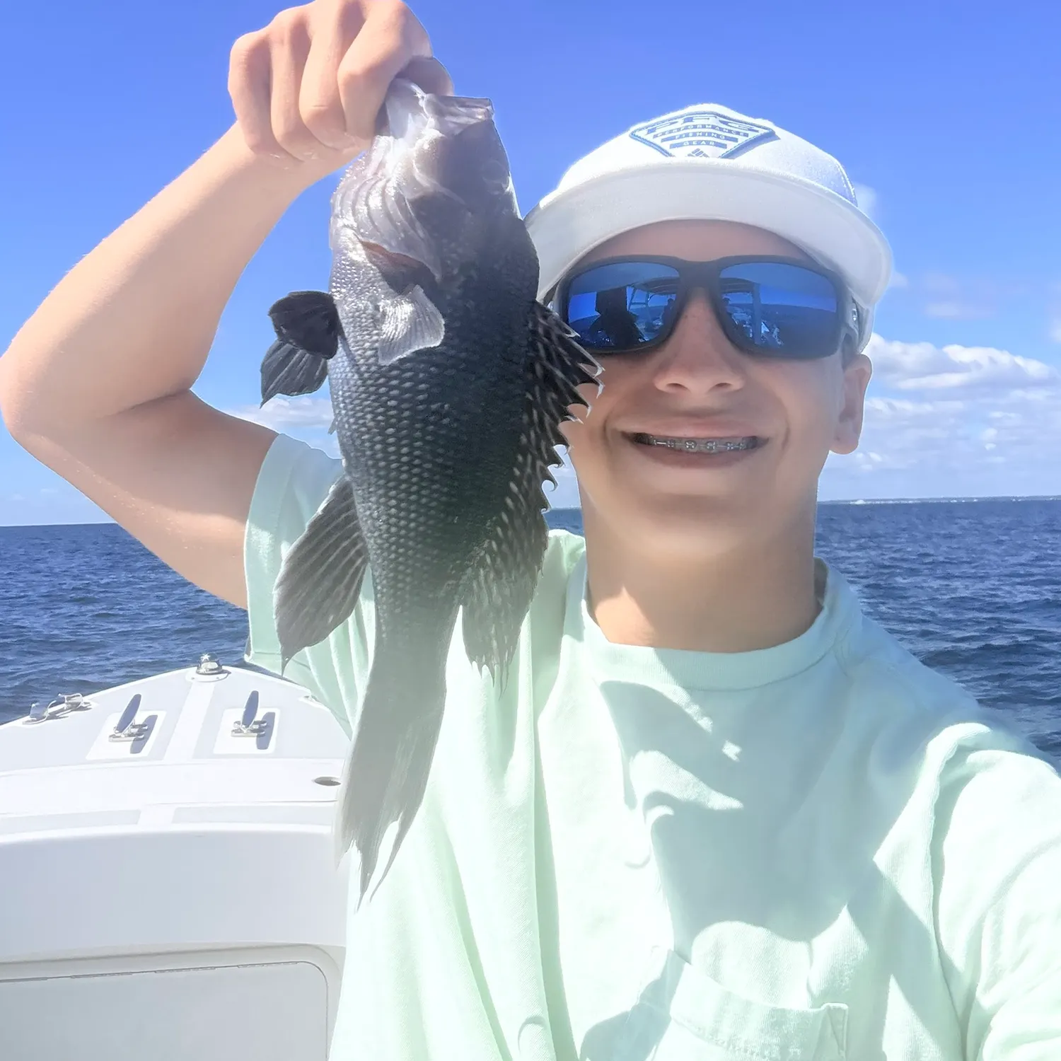Black sea bass caught on Fishbrain