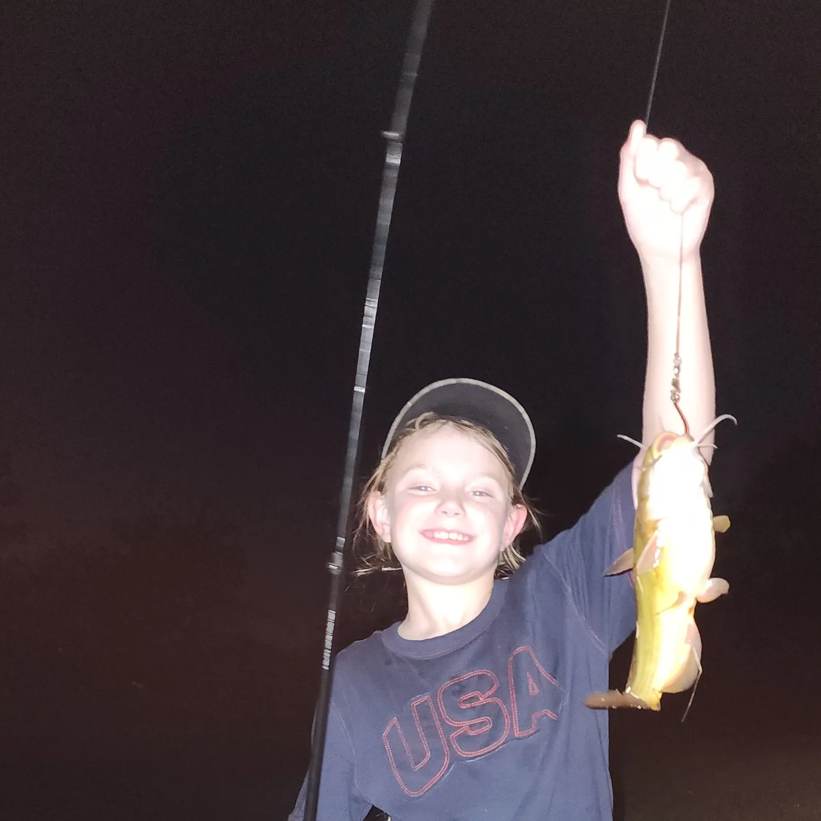 Black bullhead caught on Fishbrain
