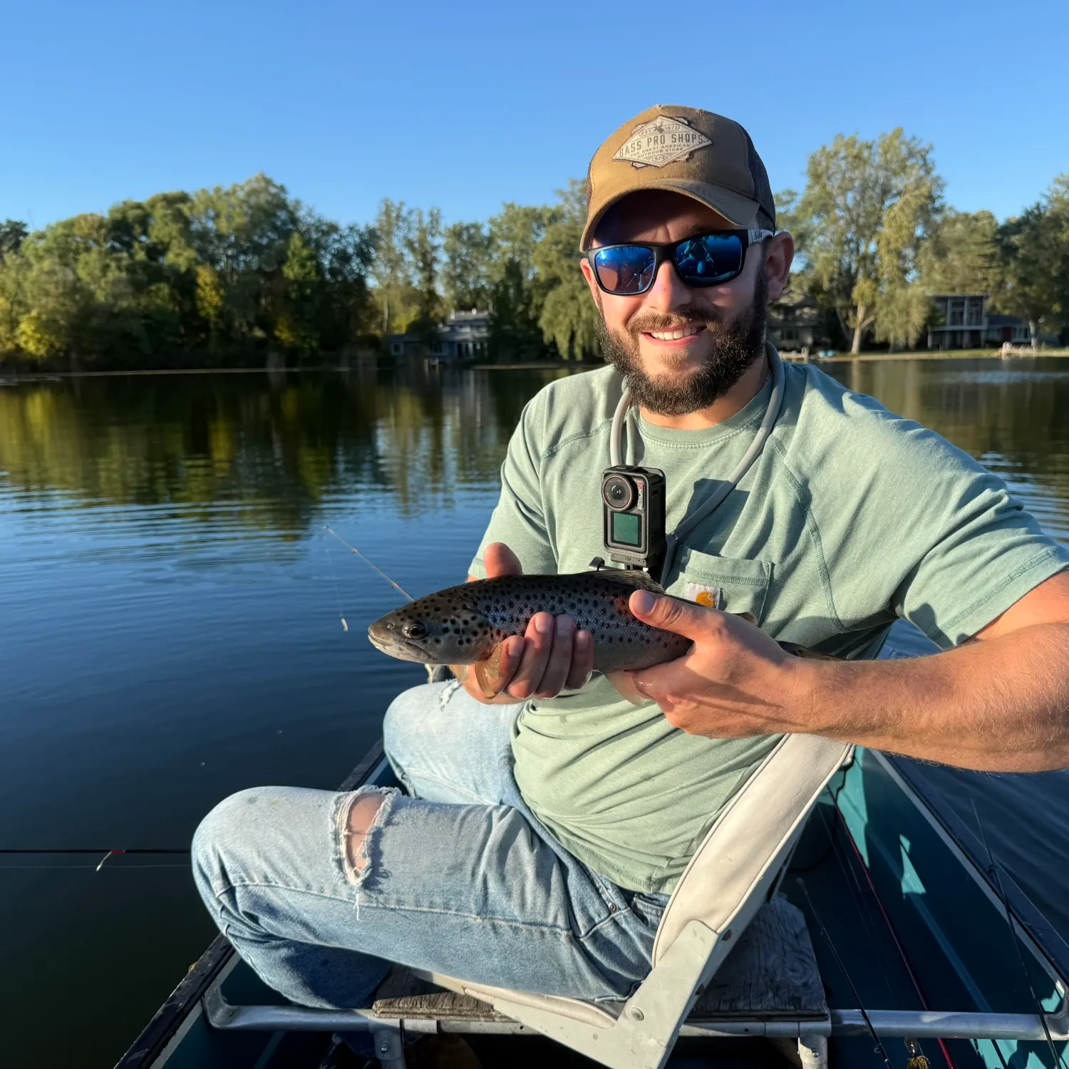 Brown trout caught on Fishbrain