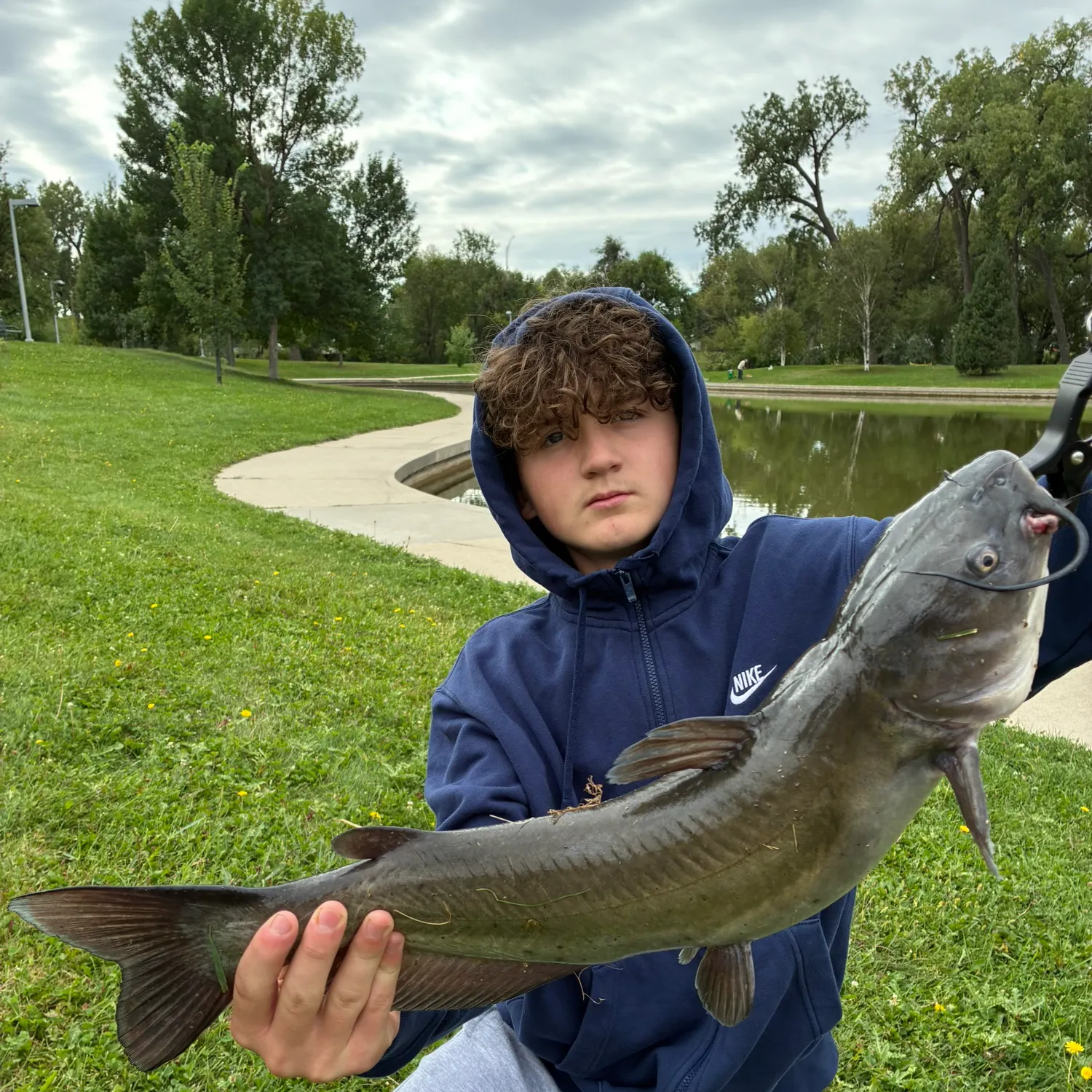 Channel catfish caught on Fishbrain