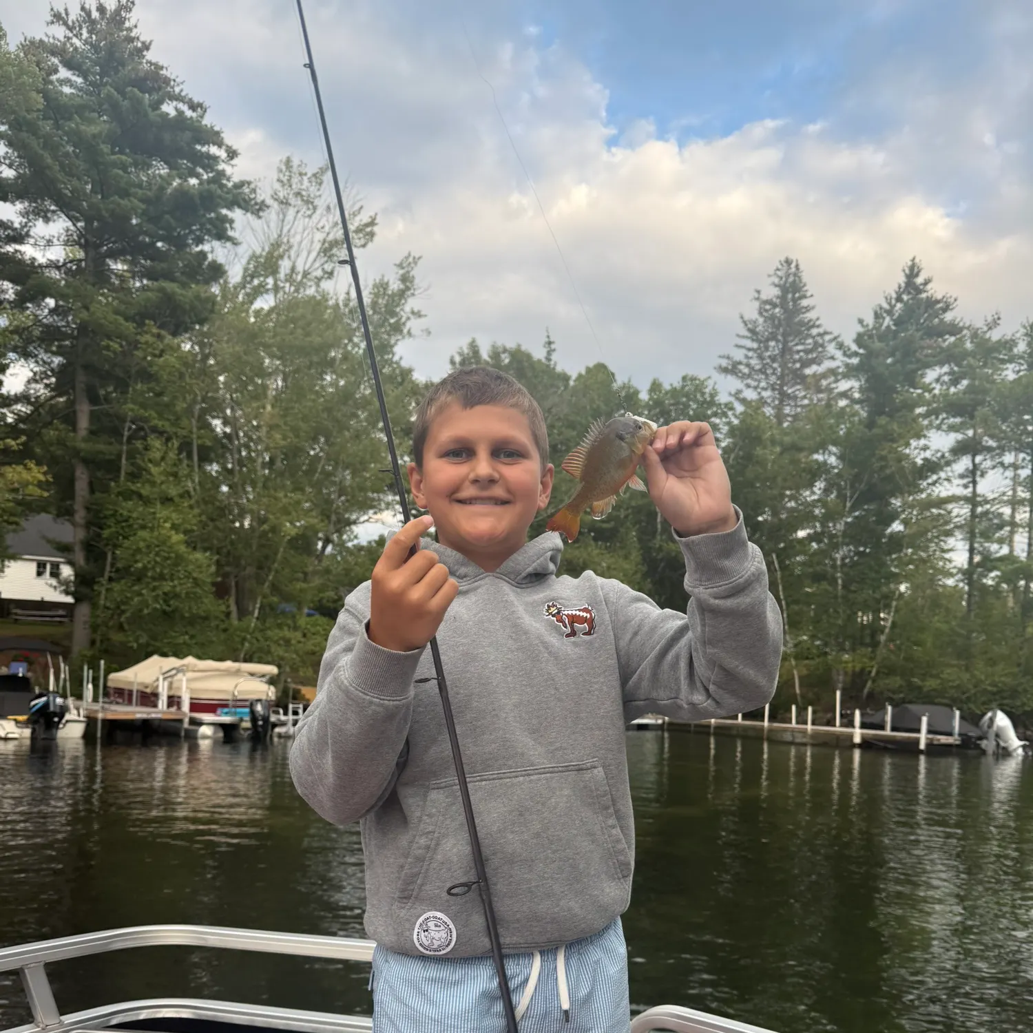 Redbreast sunfish caught on Fishbrain