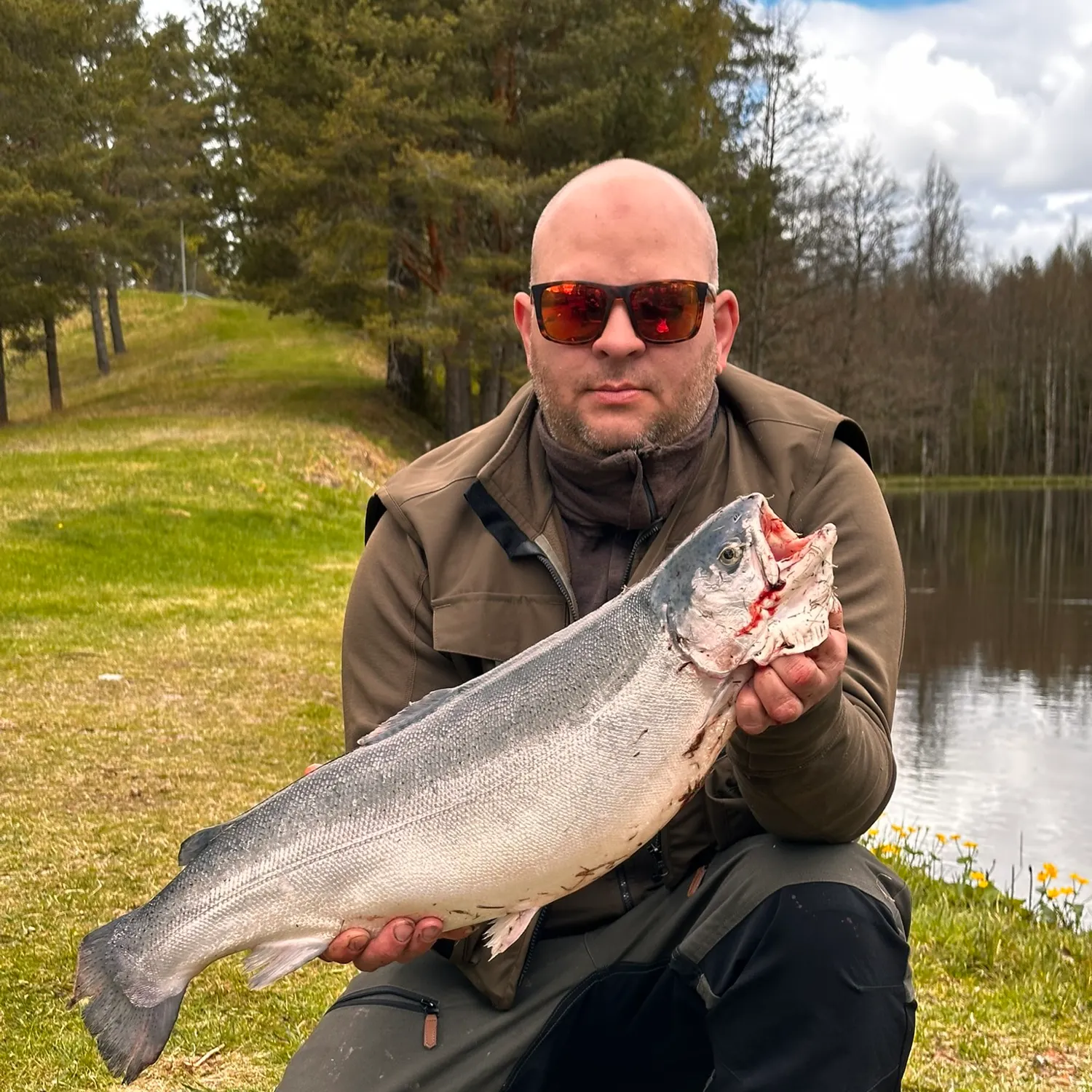 Rainbow trout caught on Fishbrain