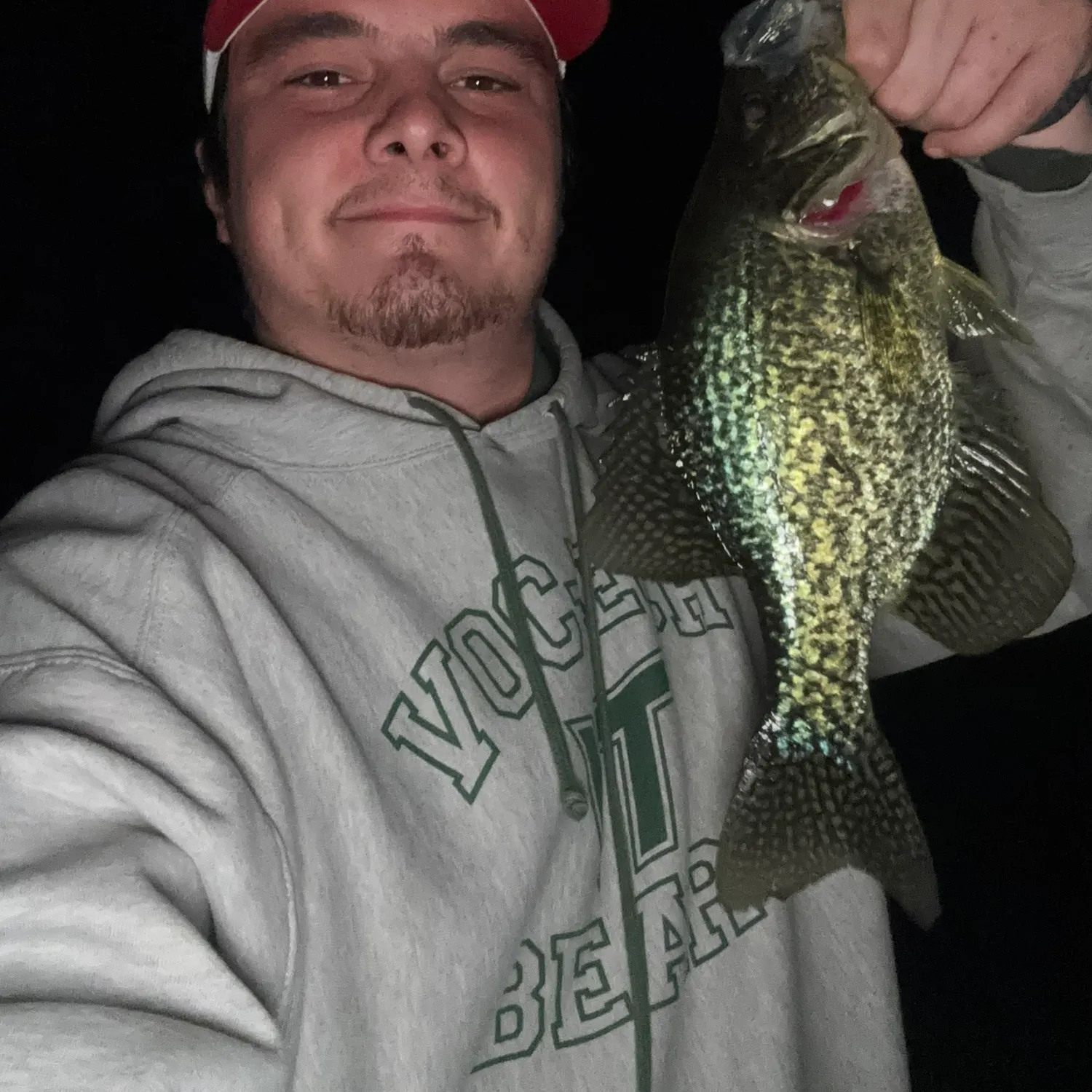 Black crappie caught on Fishbrain