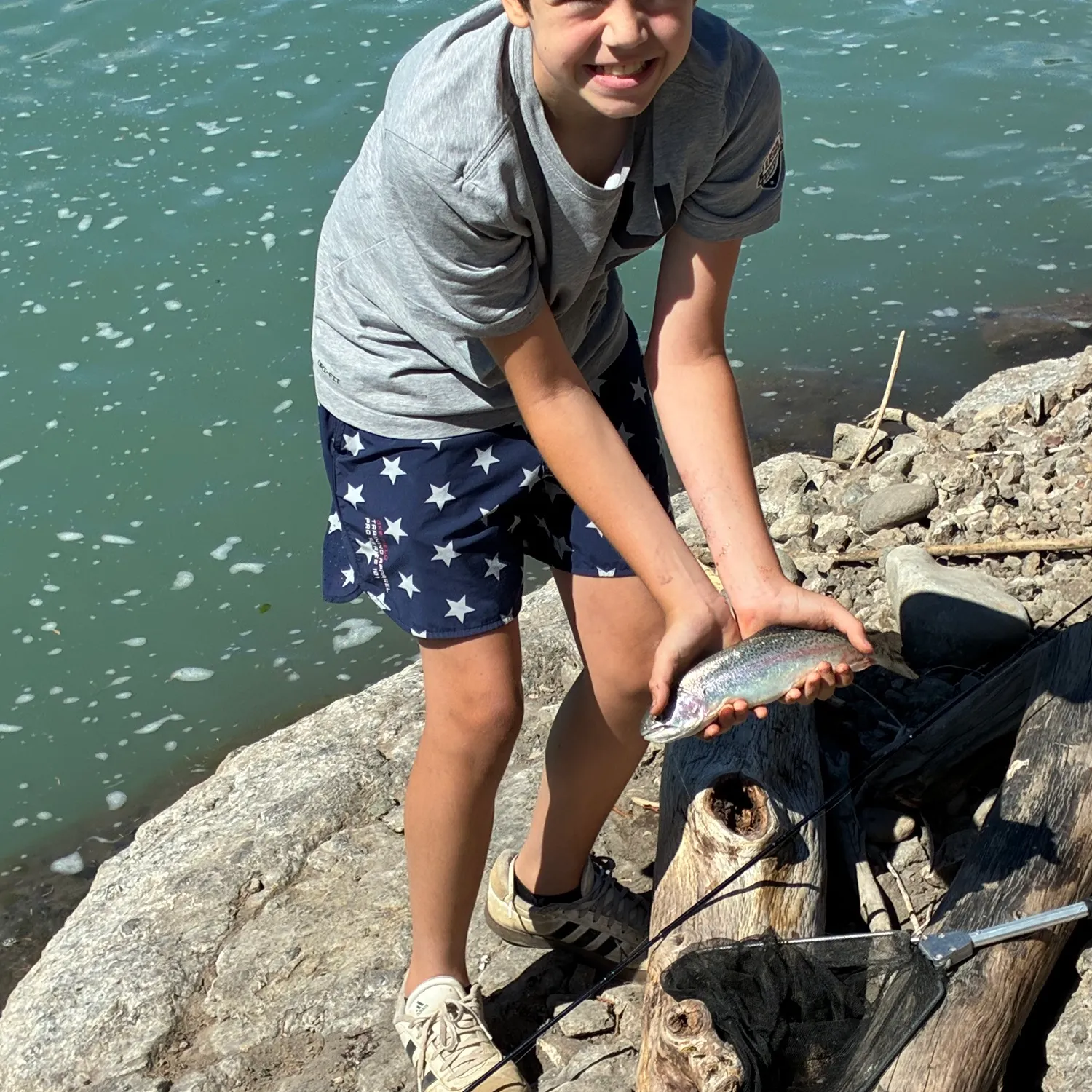 Rainbow trout caught on Fishbrain