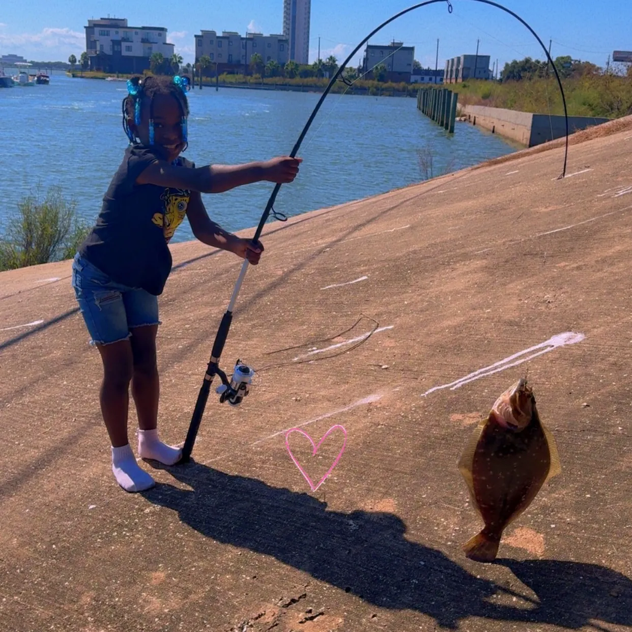 Summer flounder caught on Fishbrain