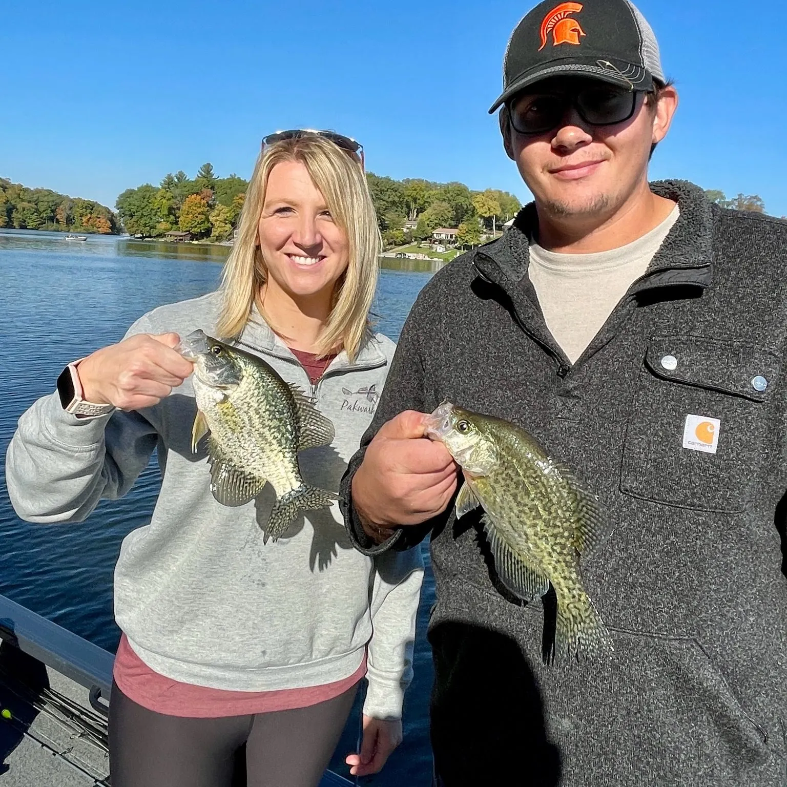 Black crappie caught on Fishbrain