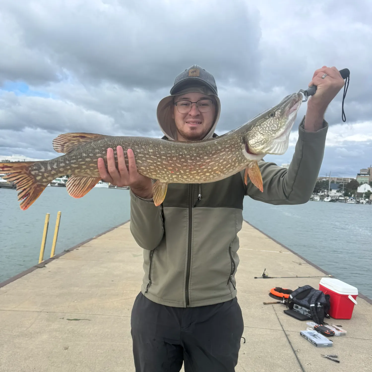 Northern pike caught on Fishbrain