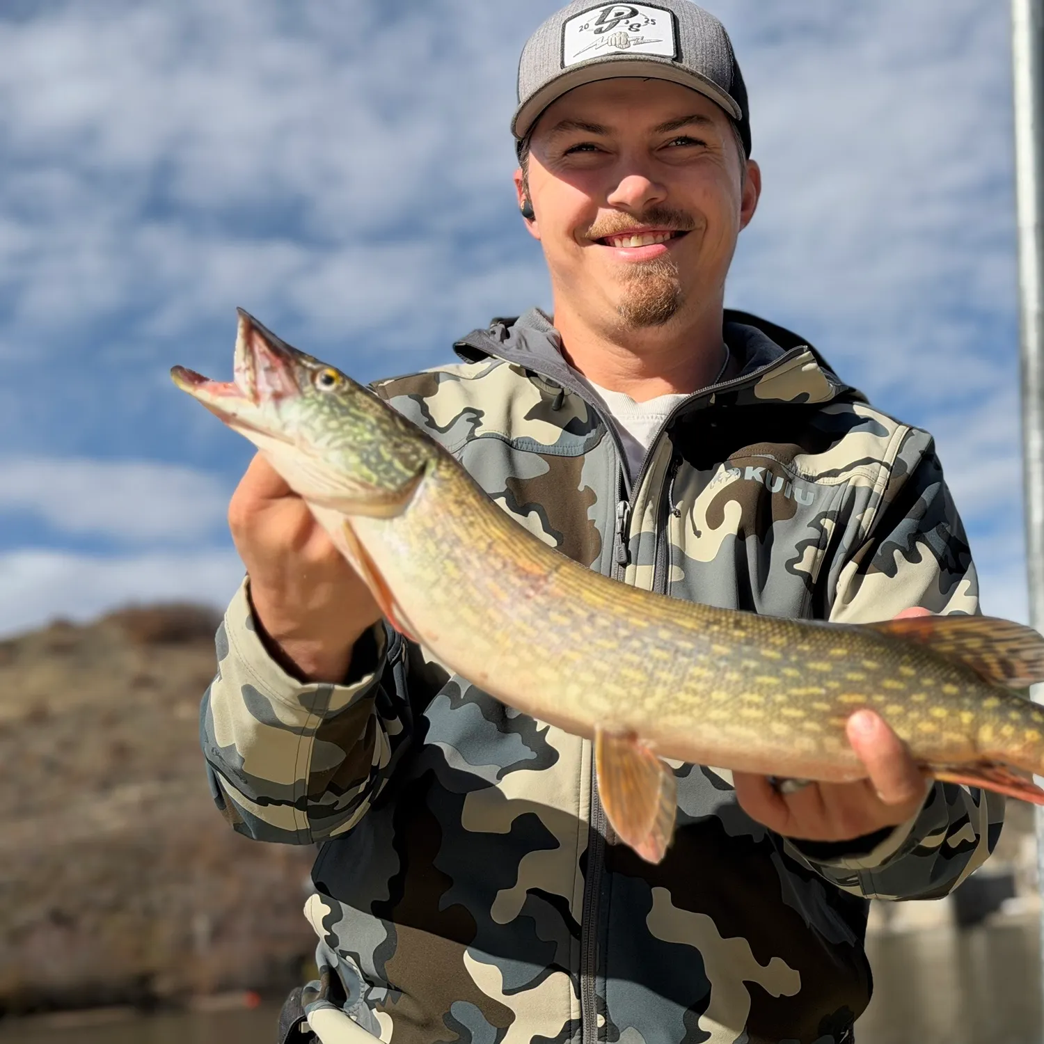 Northern pike caught on Fishbrain