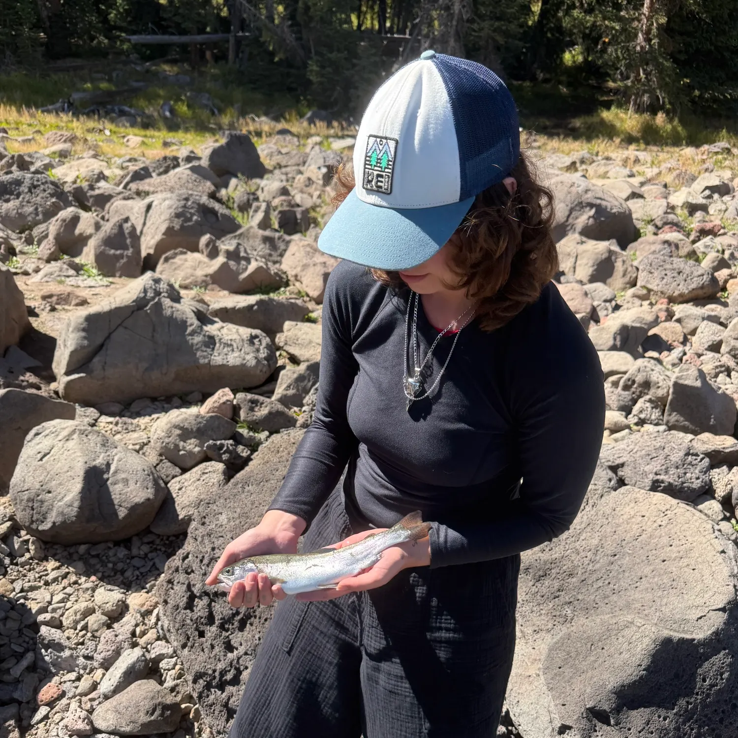 Rainbow trout caught on Fishbrain