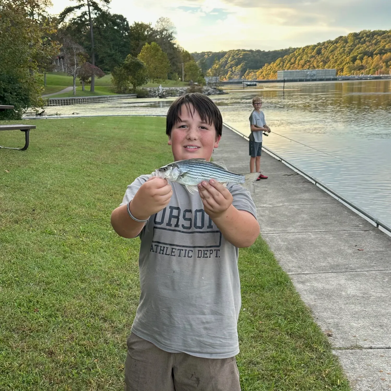 Striped bass caught on Fishbrain