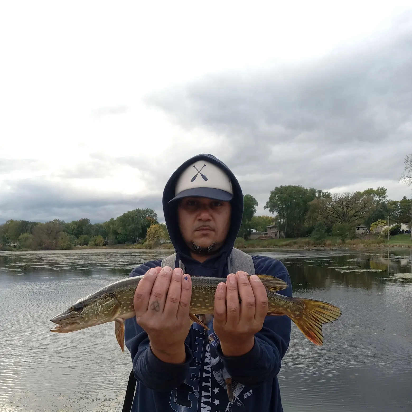 Northern pike caught on Fishbrain