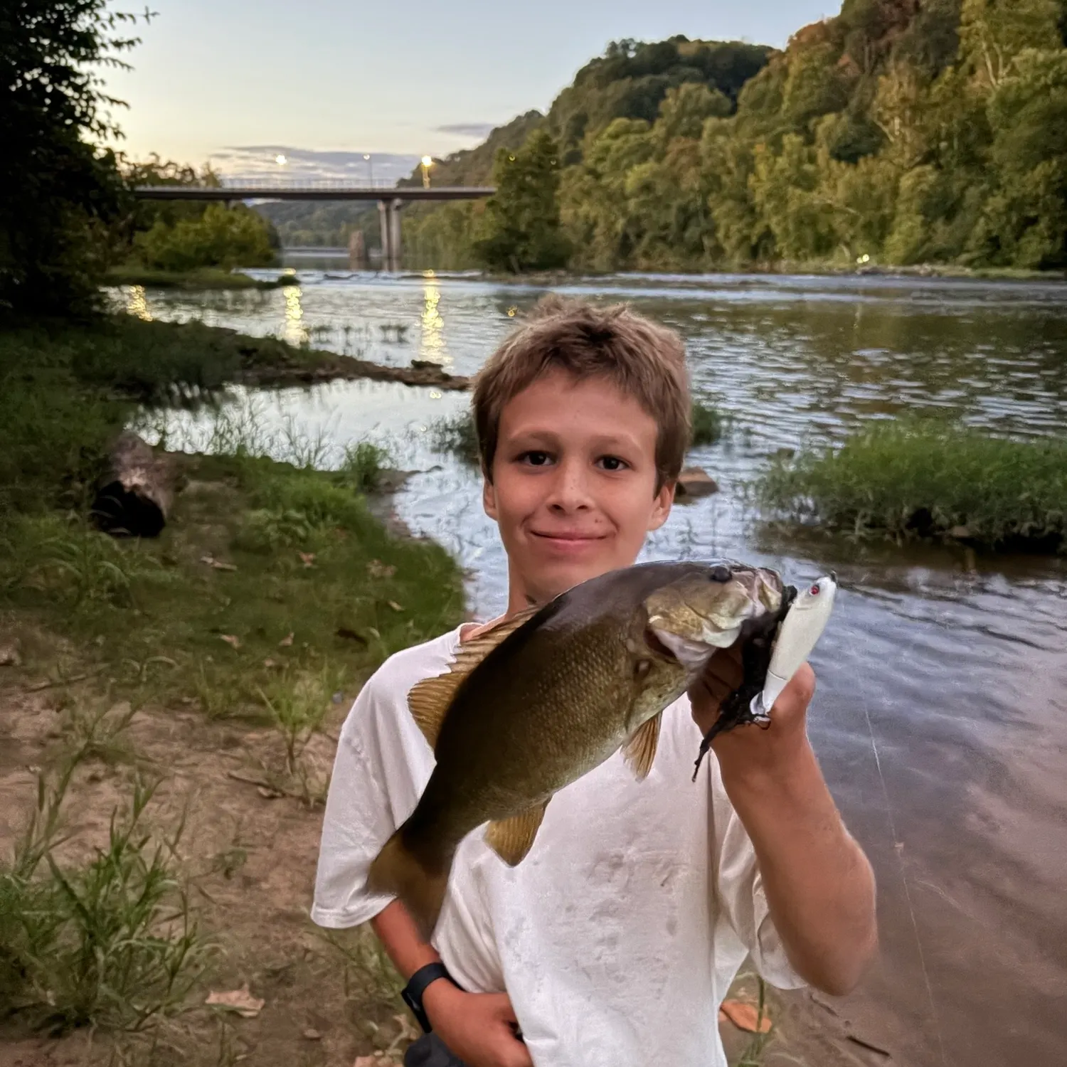 Smallmouth bass caught on Fishbrain