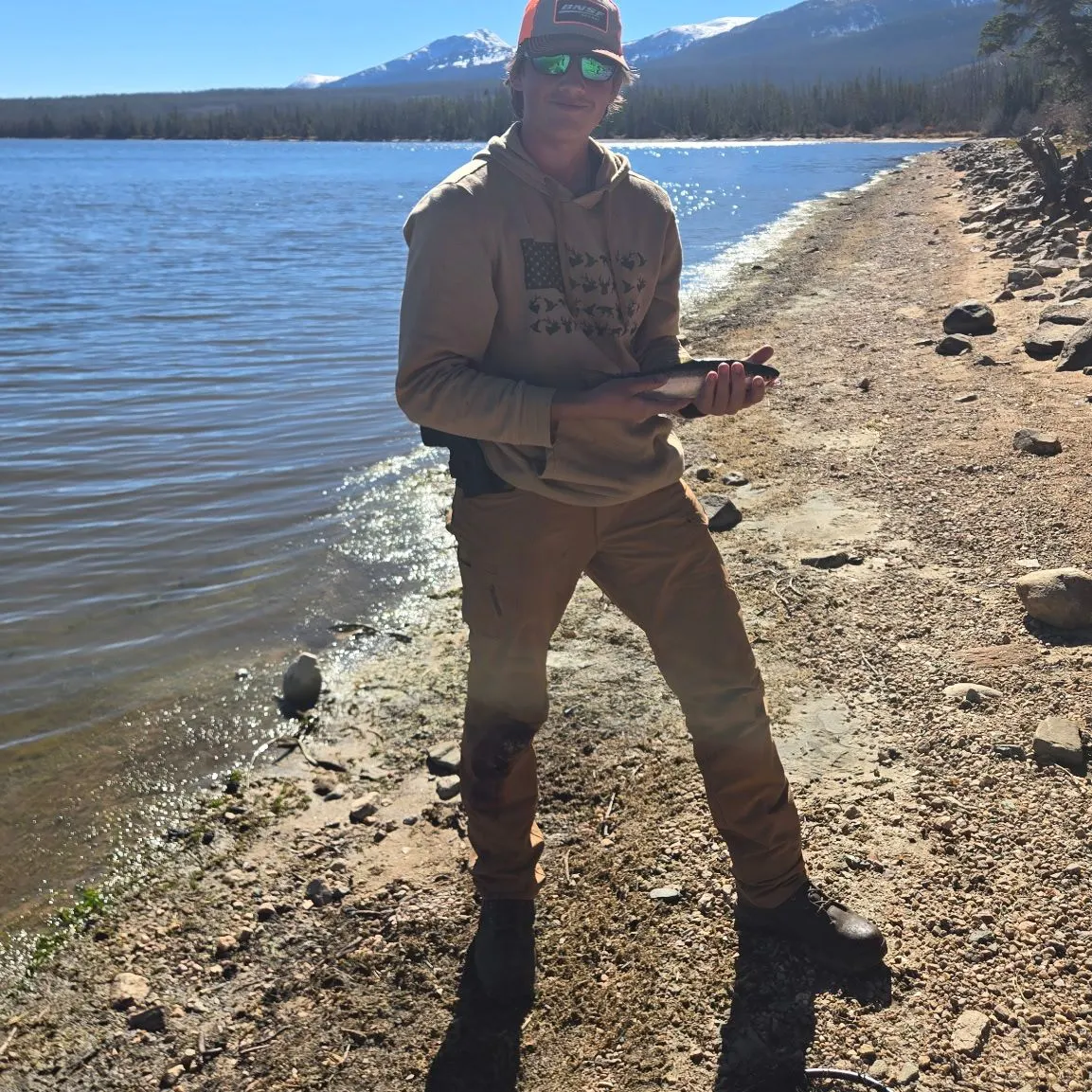 Rainbow trout caught on Fishbrain