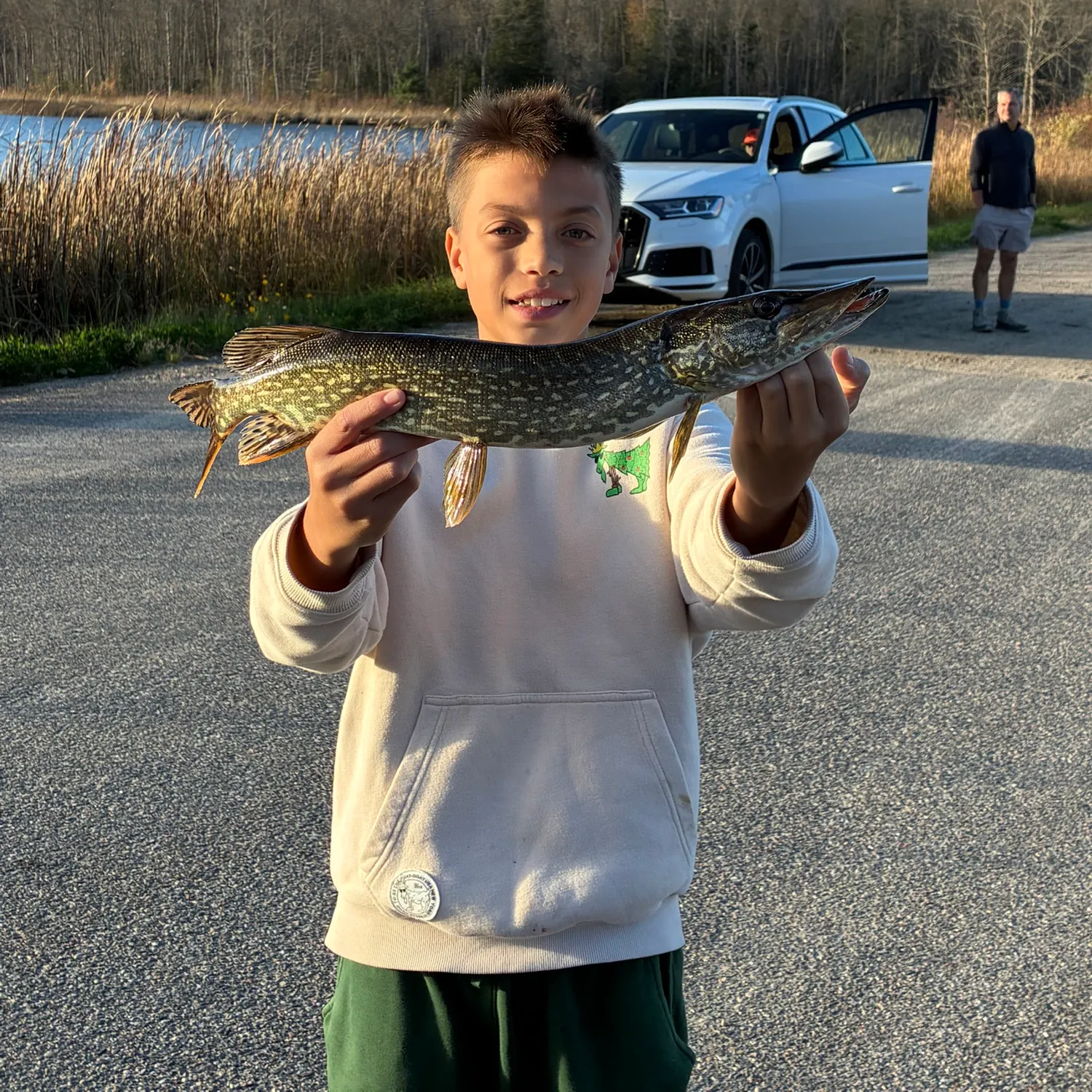 Northern pike caught on Fishbrain