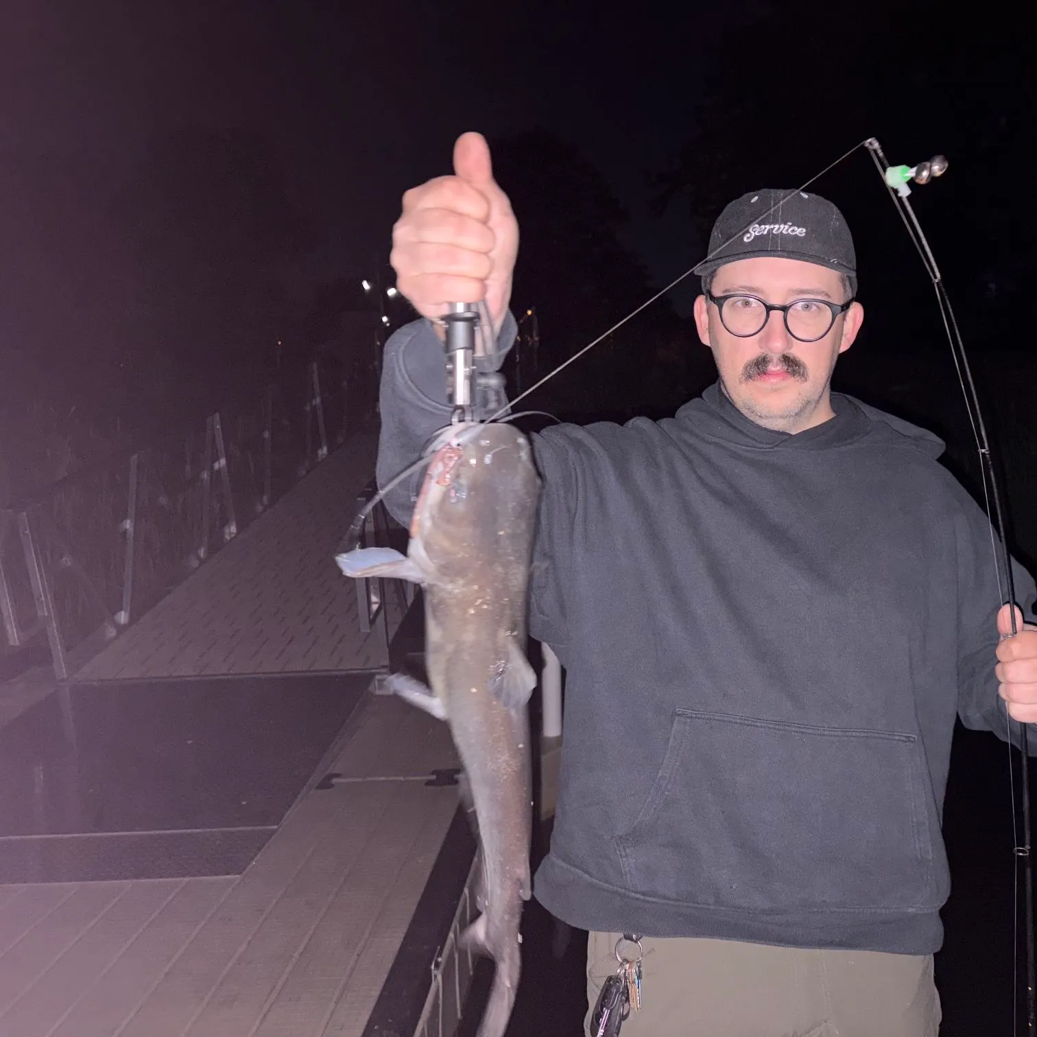Channel catfish caught on Fishbrain