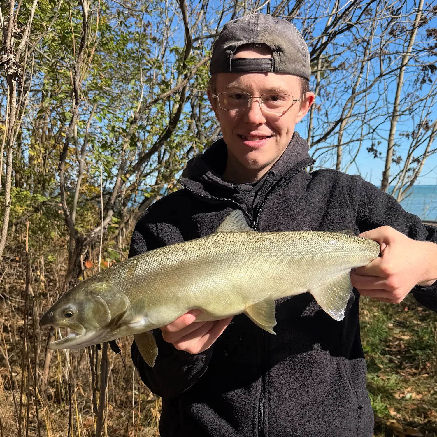 Coho salmon caught on Fishbrain