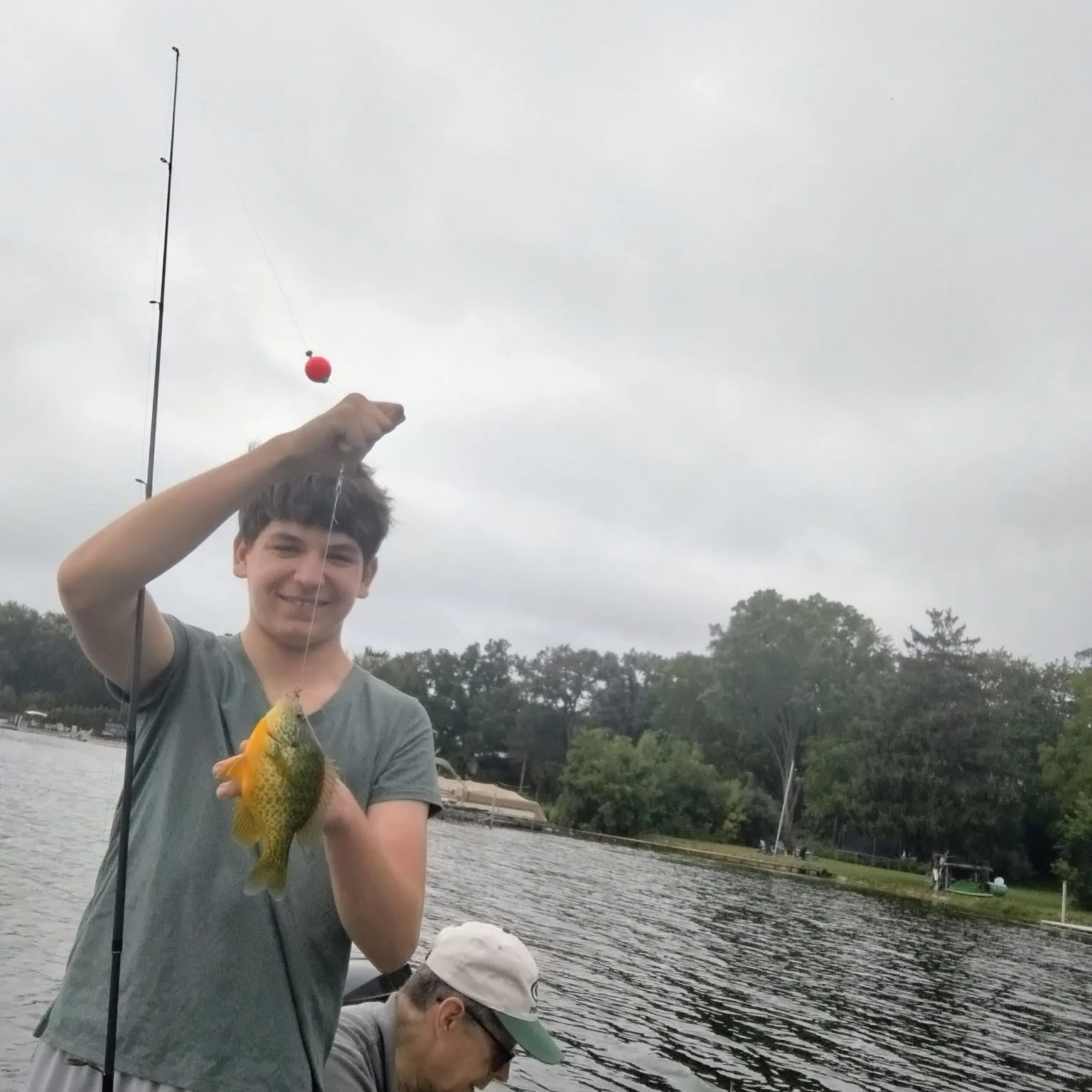 Pumpkinseed caught on Fishbrain