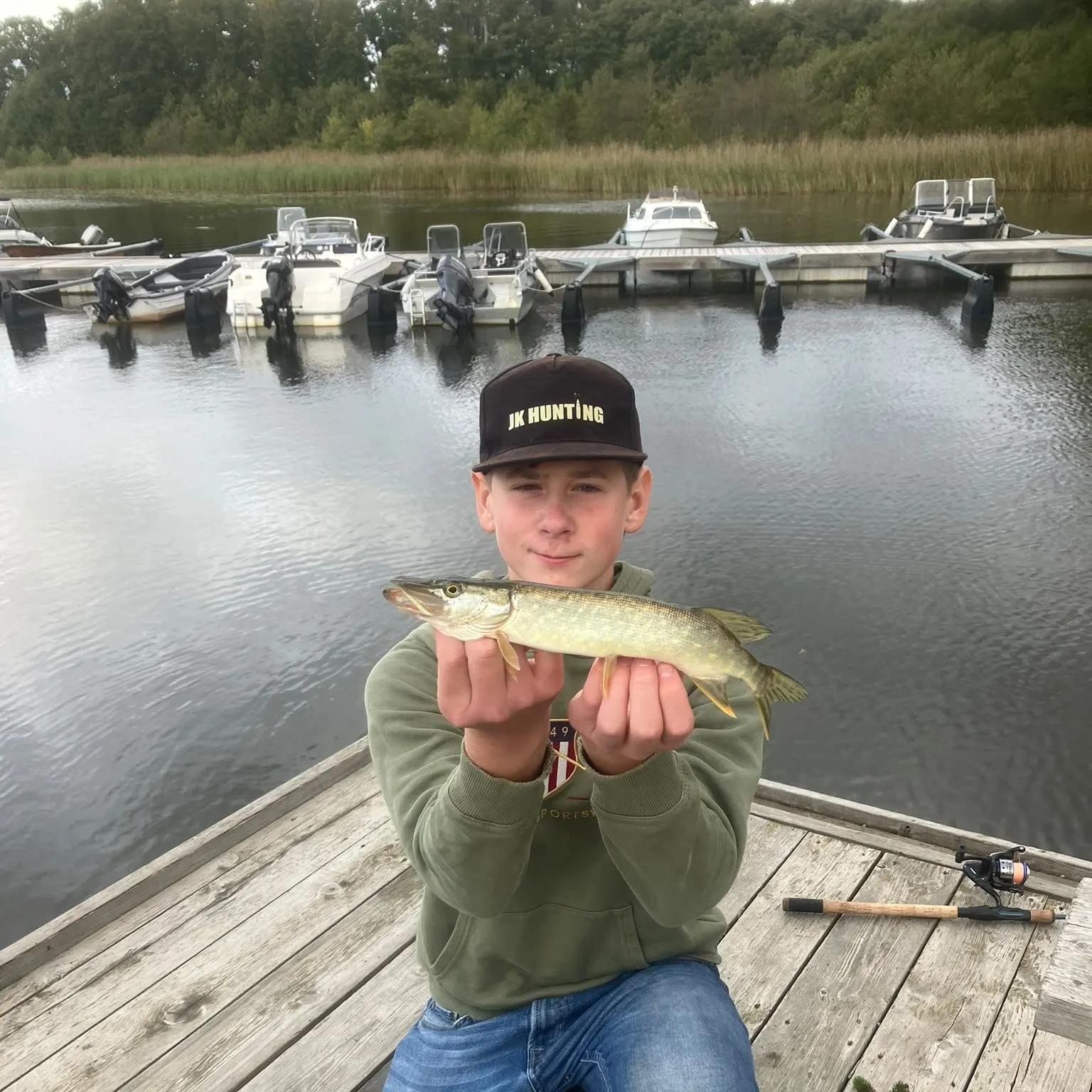Northern pike caught on Fishbrain