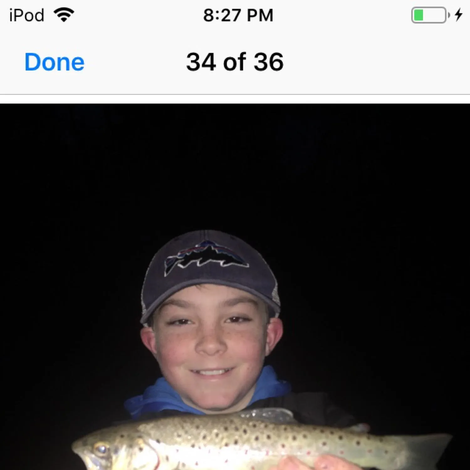 recently logged catches