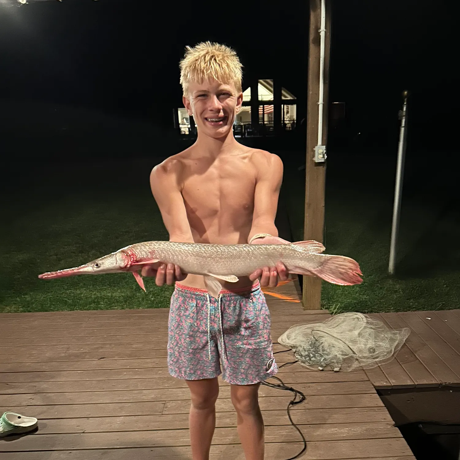 Alligator gar caught on Fishbrain