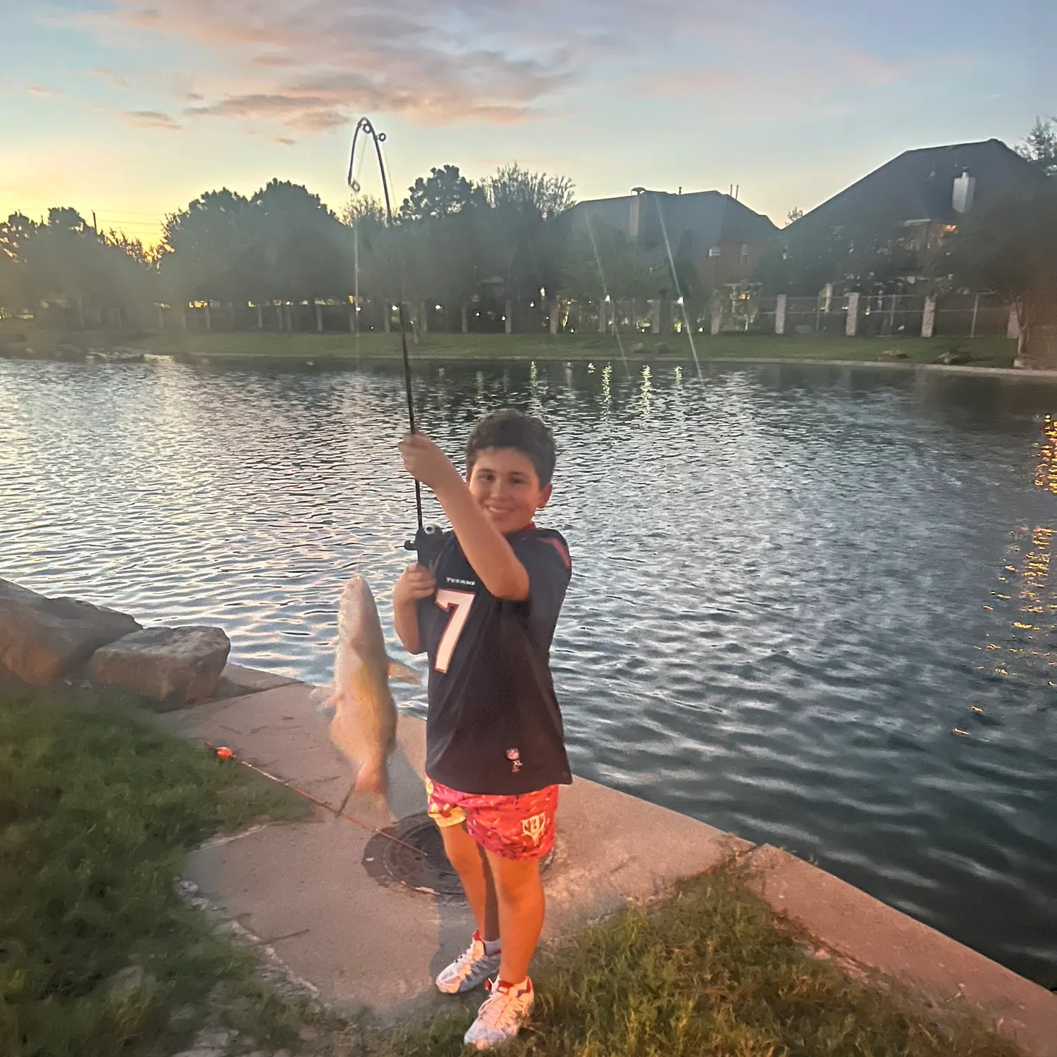 Channel catfish caught on Fishbrain