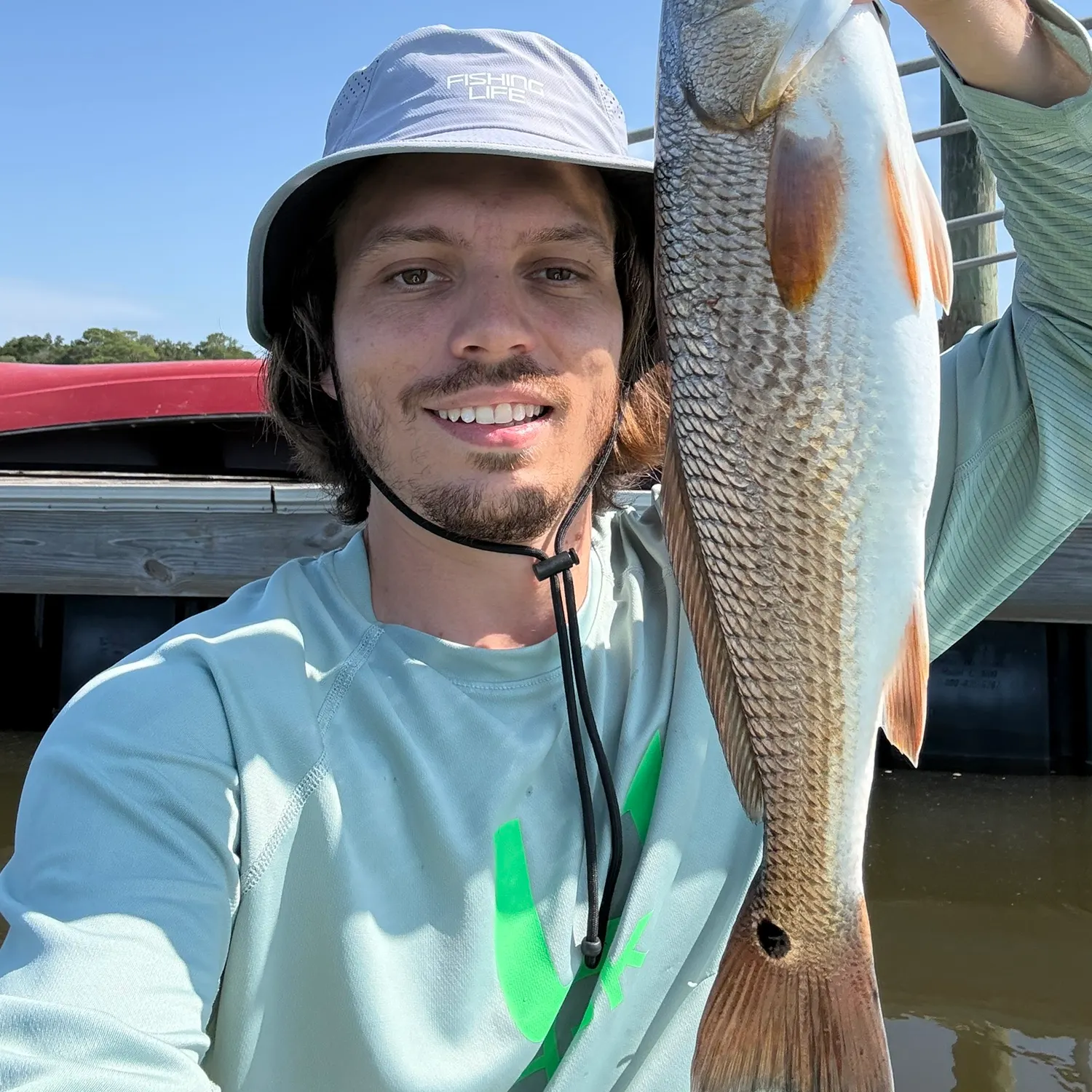 Red drum caught on Fishbrain
