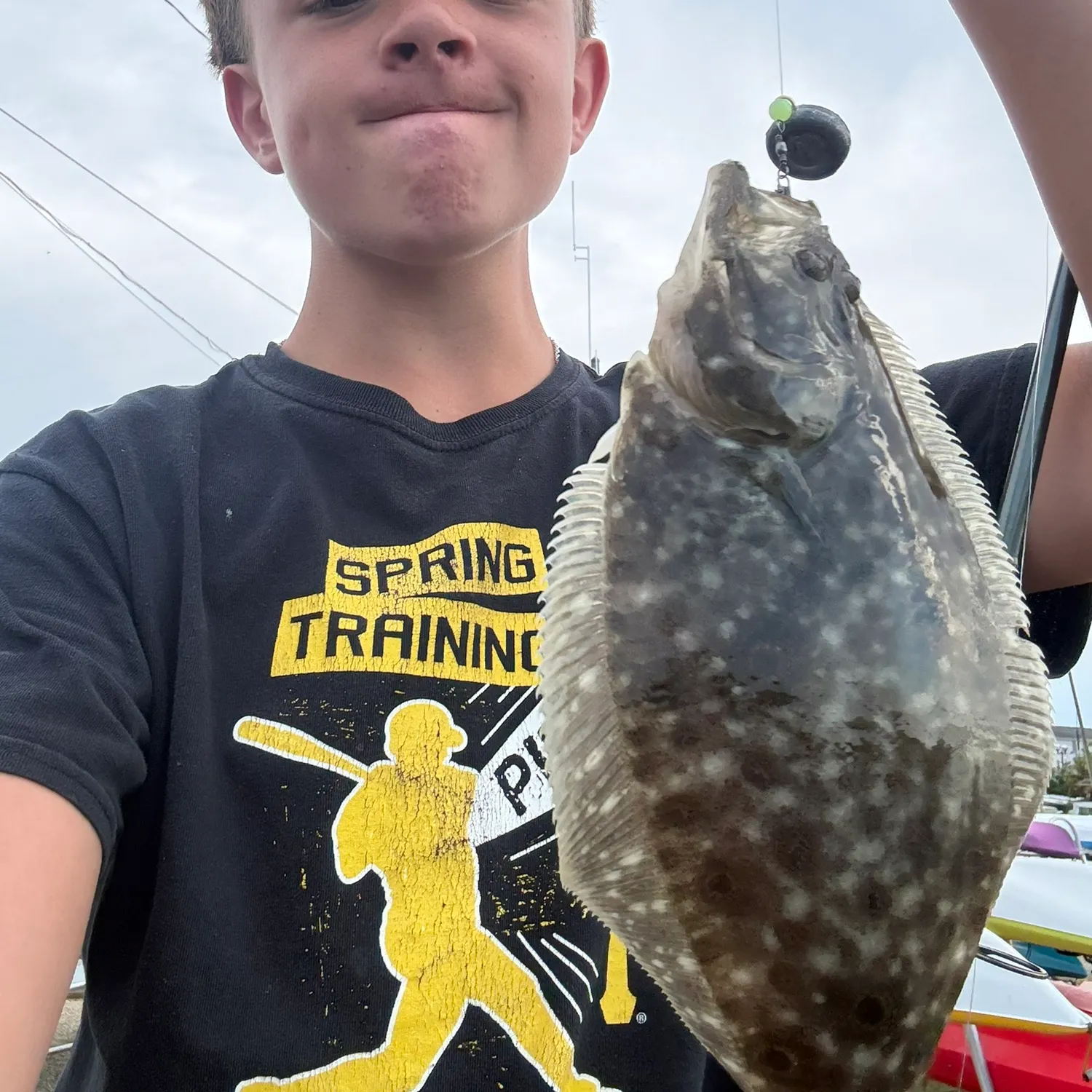 Summer flounder caught on Fishbrain